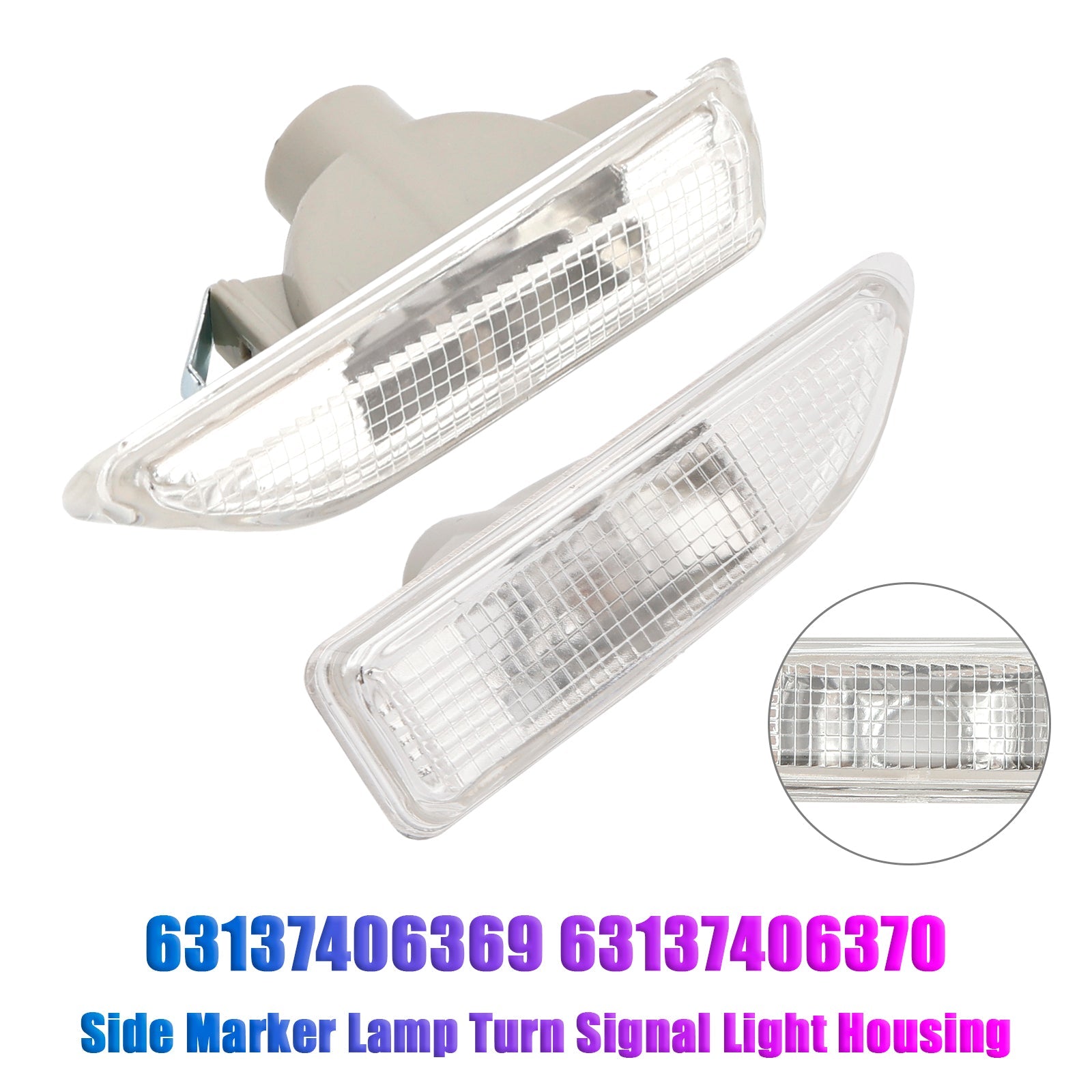 Par de indicadores para Mini Country Countryman Crossover Mk II F60 2016-2021 63137406369 63137406370