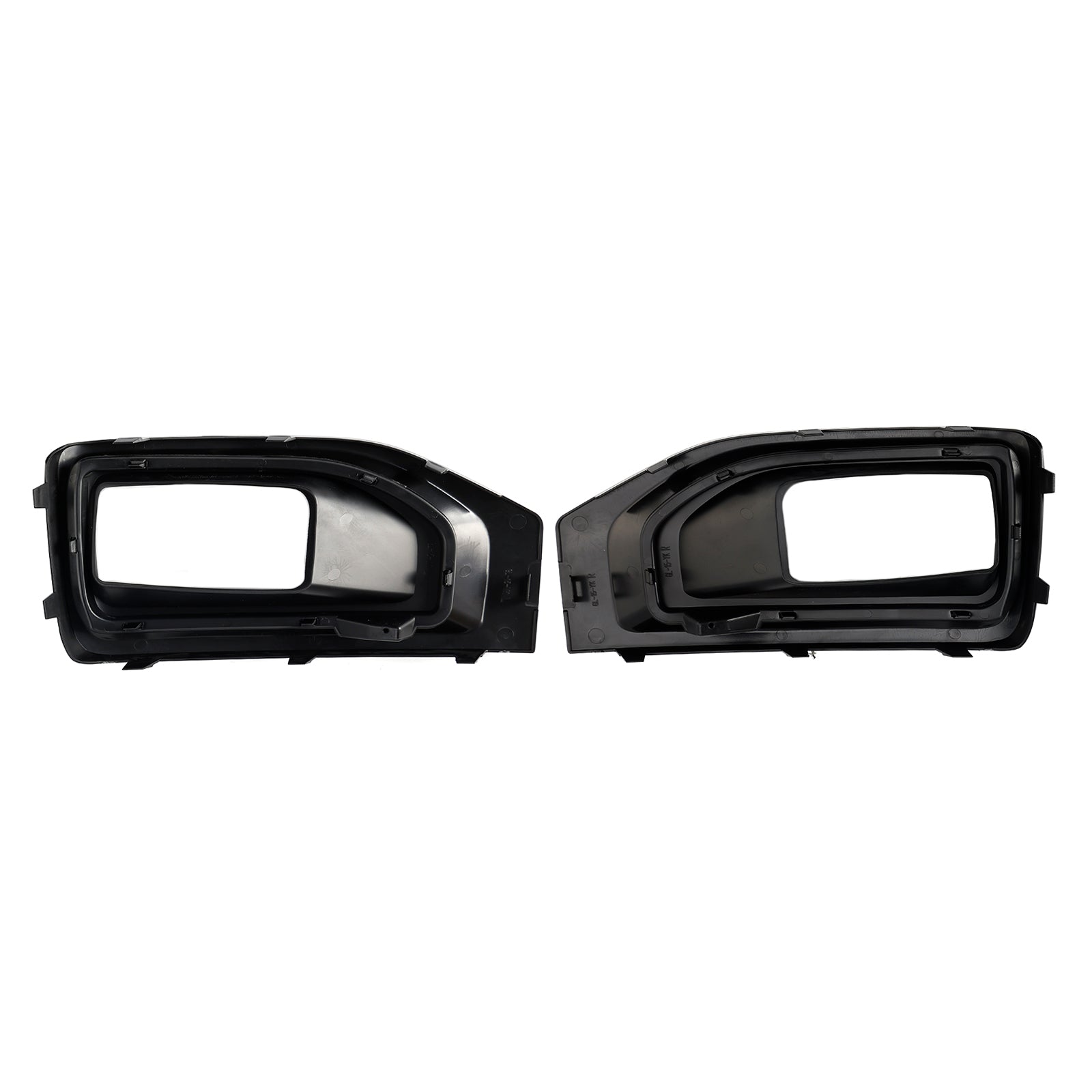 Paire de garnitures de phares antibrouillard noir brillant pour GMC Yukon / Yukon XL 2015-2020