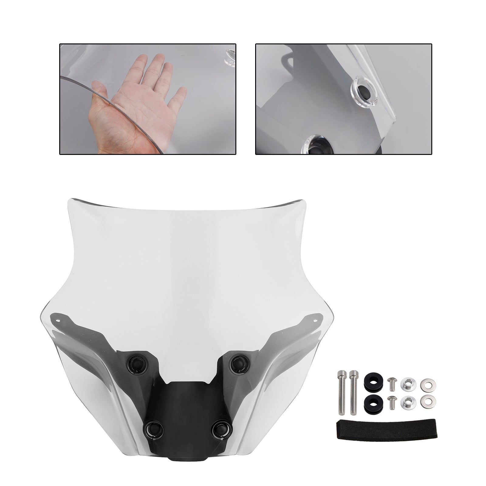 Vetrobransko steklo + podpora za Yamaha MT-09/SP 2024-2025