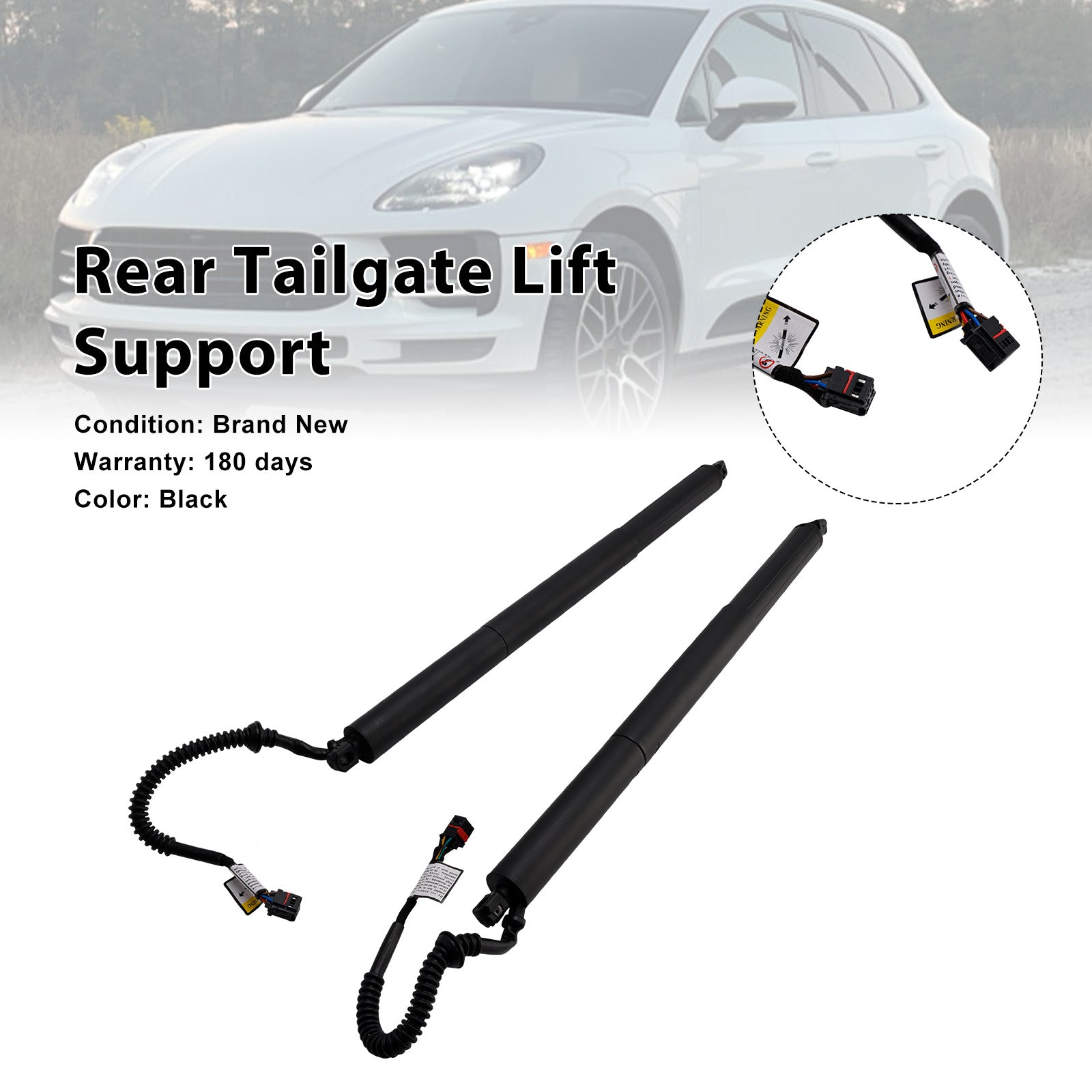 Zadnja opora prtljažnih vrat (2 kosa) za Porsche Macan (2015-2019) - Kataloška številka : 95B827851B