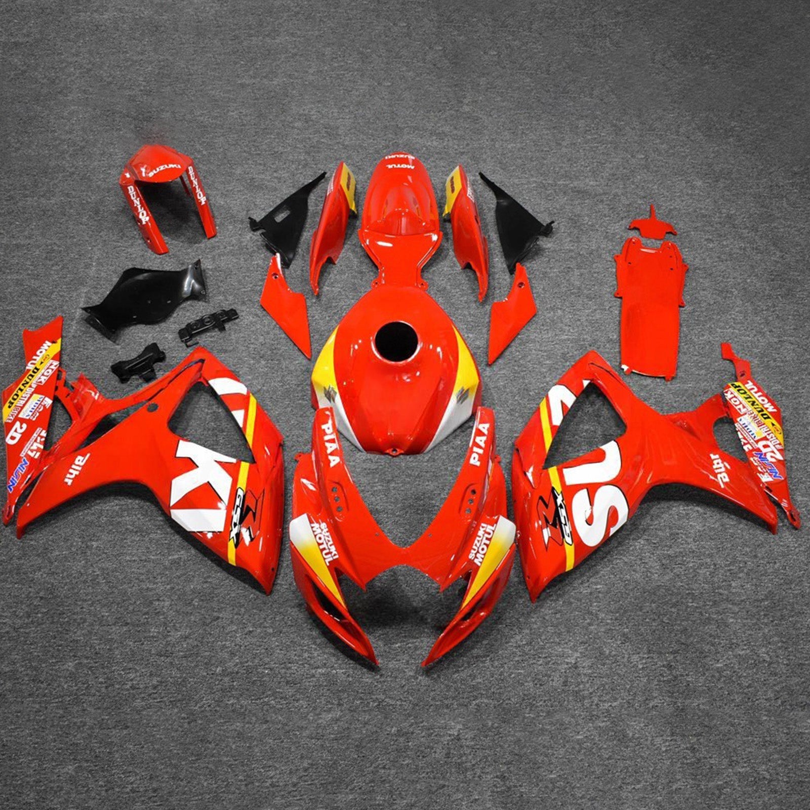 ABS-muovinen ruiskutussuojasarja Suzuki GSXR 600/750 2006-2007 K6
