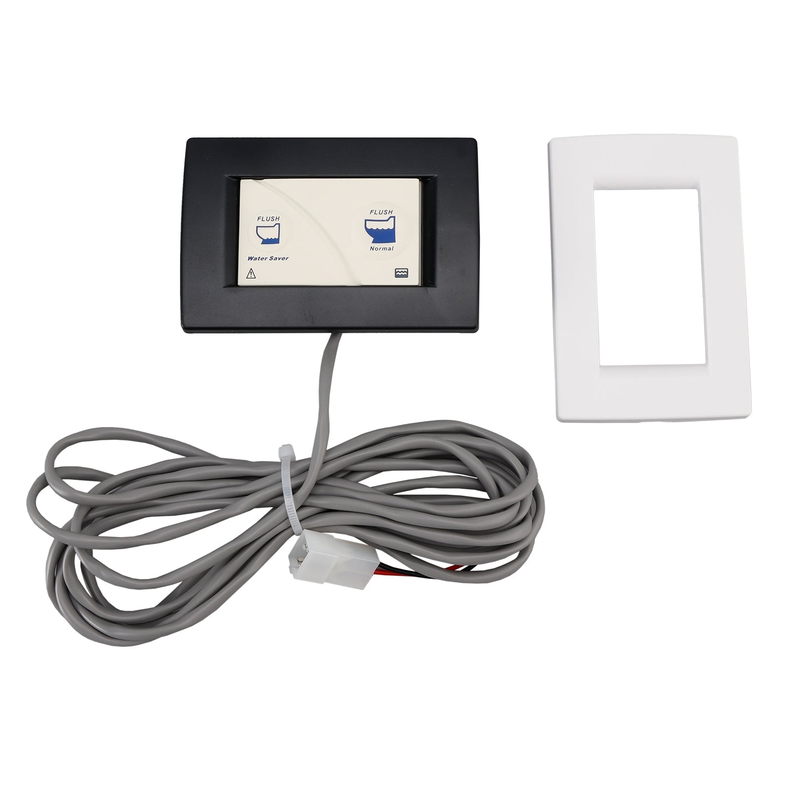 Przełącznik ścienny 36387 dla Tecma RV Silence plus toaleta - przełącznik ścienny z 2 przyciskami