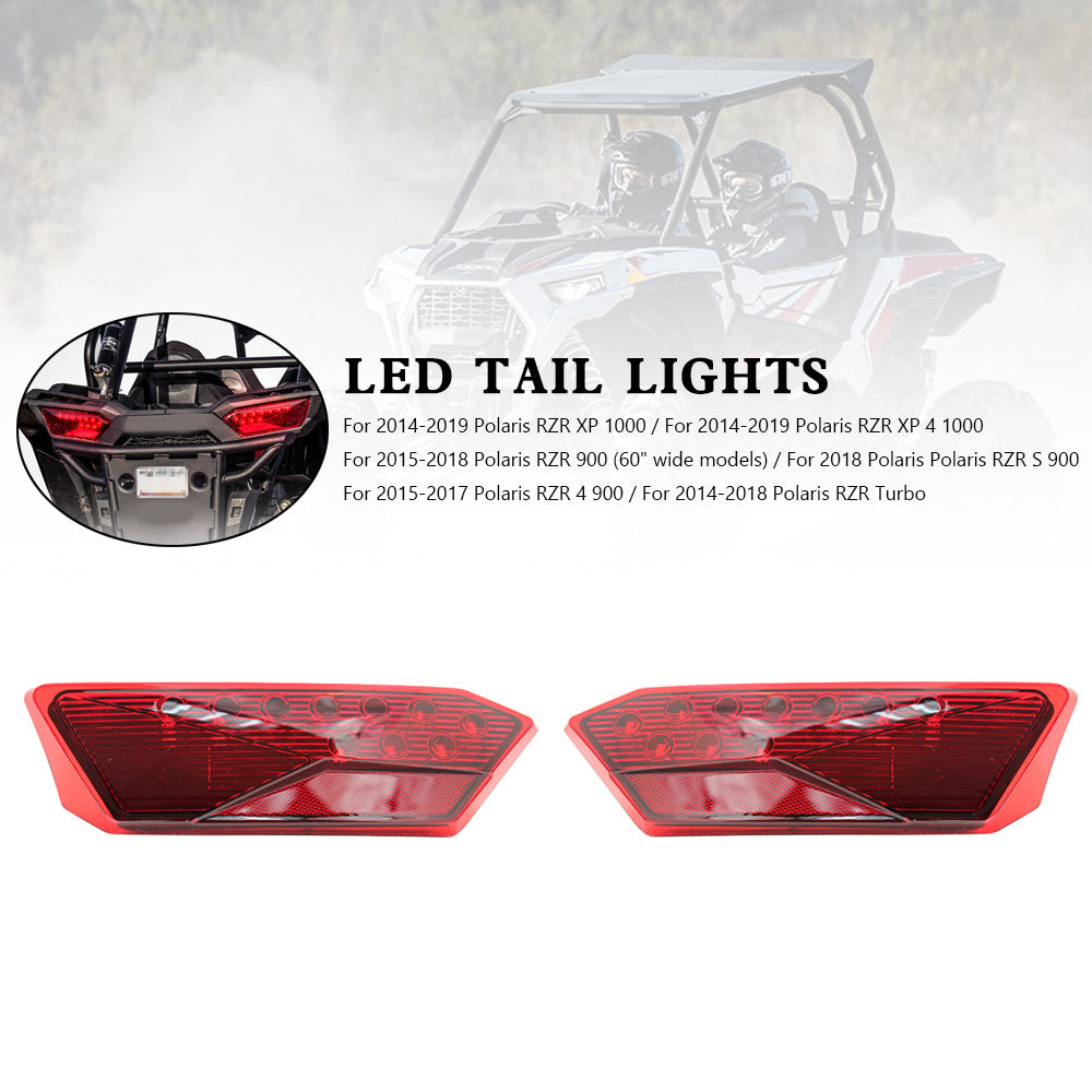 Voor Polaris RZR Turbo 1000 XP 900 S 2014-2019 Achterlichten LED 2412341 2412342