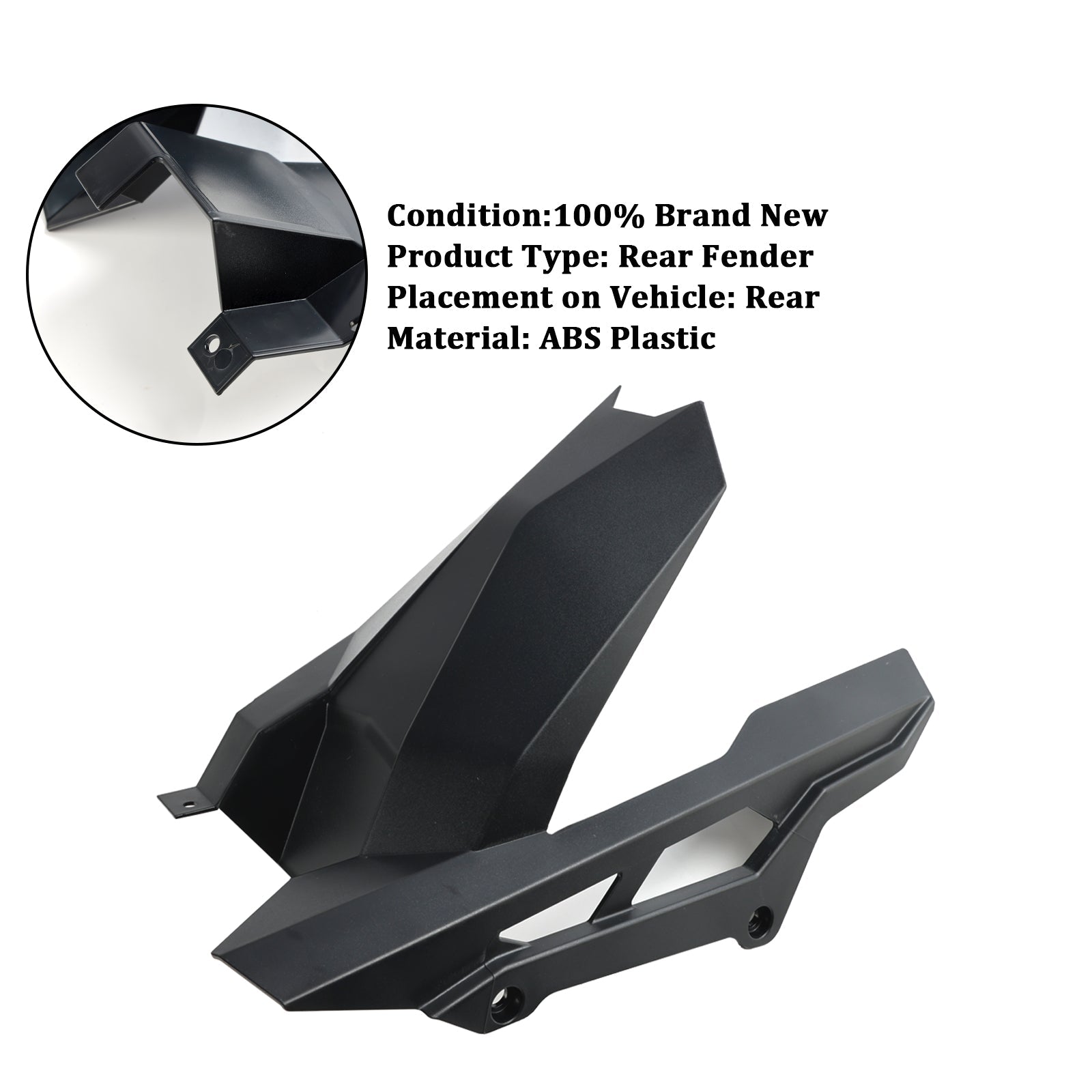 Carénage de garde-boue arrière pour Kawasaki ZX-4RR 2023-2024