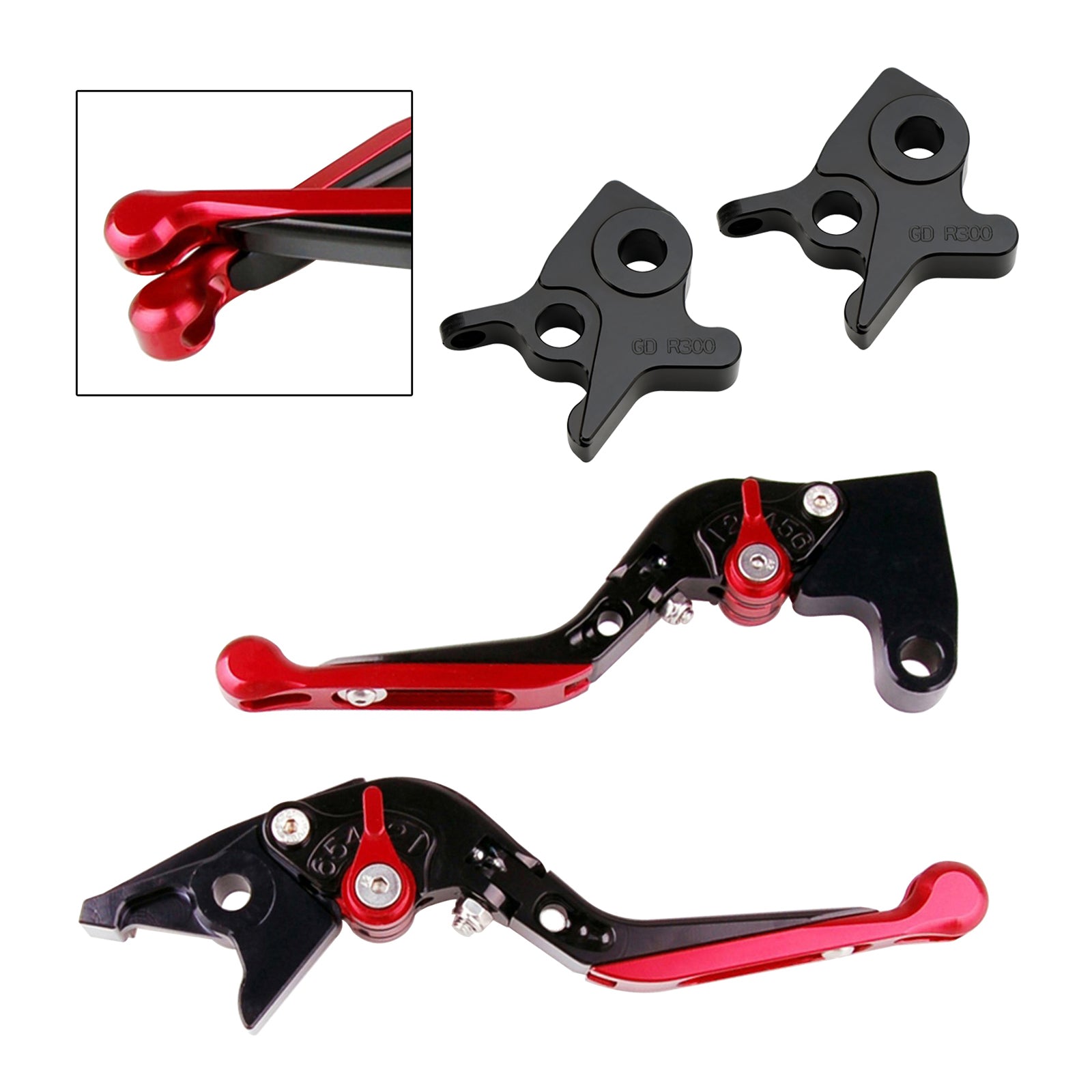 Palanca de freno y embrague ajustable para Kymco AK550 2017-2022