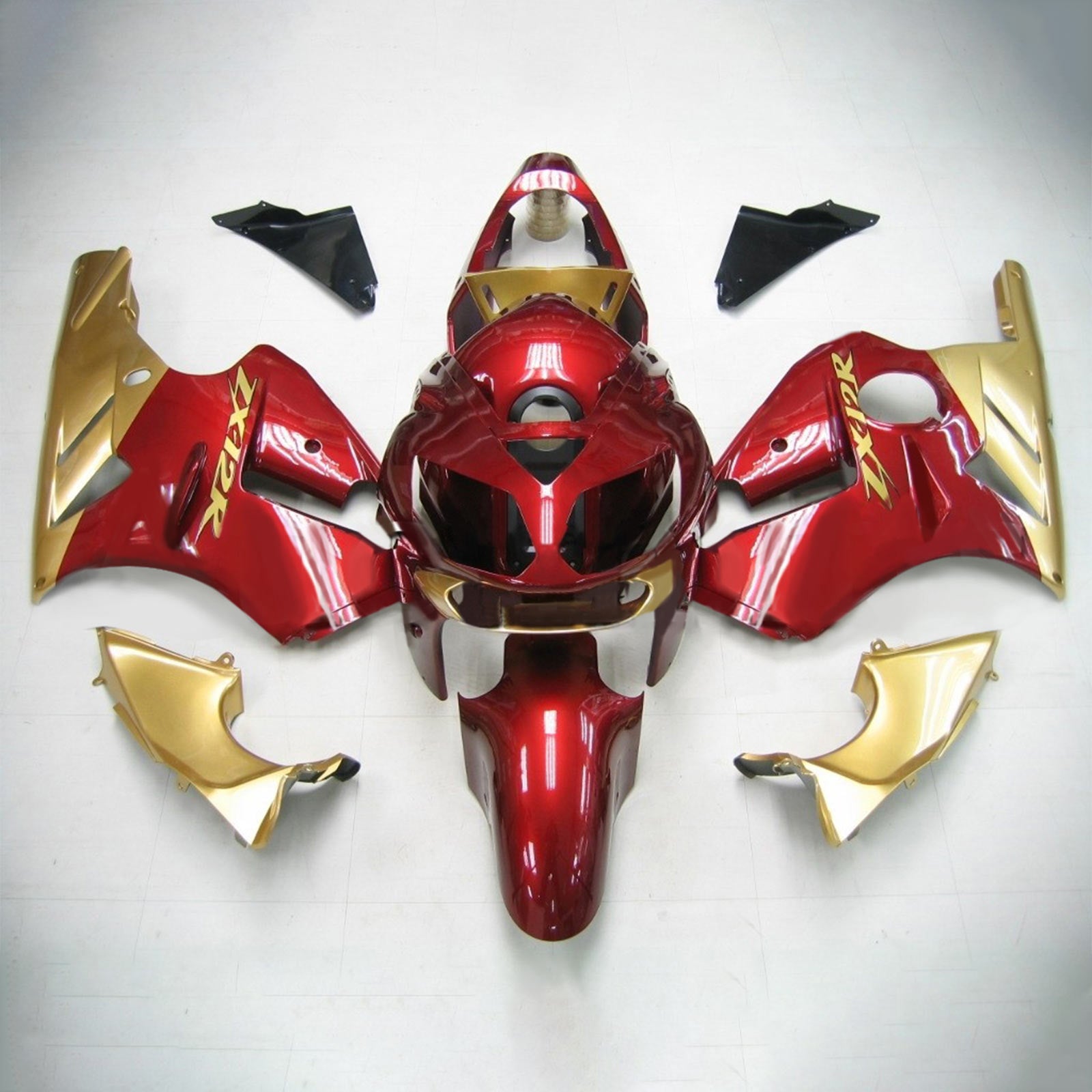 Vbrizgavanje kompleta za karoserijo plastični abs, ki je primeren za Kawasaki ZX12R 2002-2005