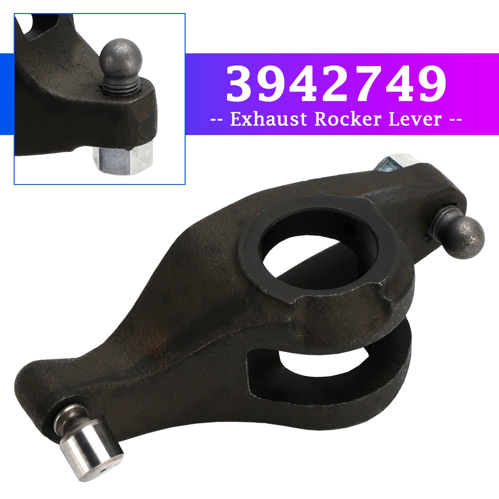 Dźwignia wahacza' QSL9 3942749 wydech do Cummins 6CT8.3 QSC8.3