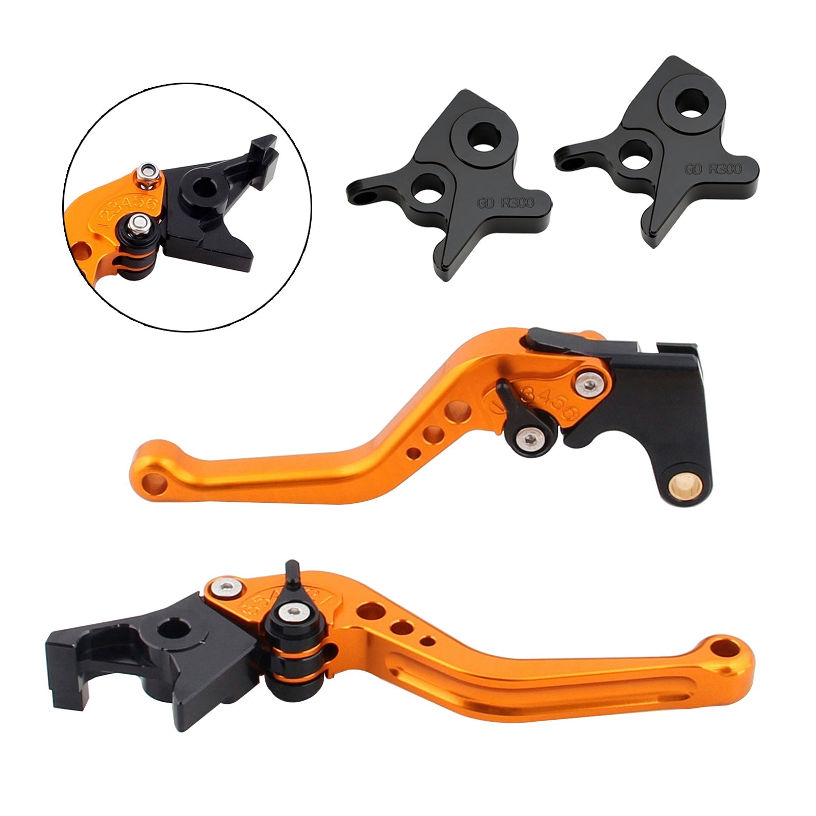 Palanca de freno y embrague corta para Kymco AK550 2017-2022