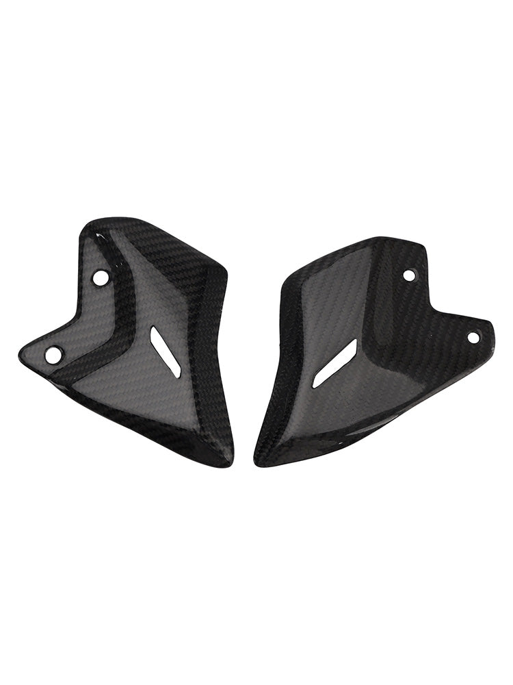 Reposapiés de fibra de carbono originales para Kawasaki Ninja 650 Z650 (2017-2025)