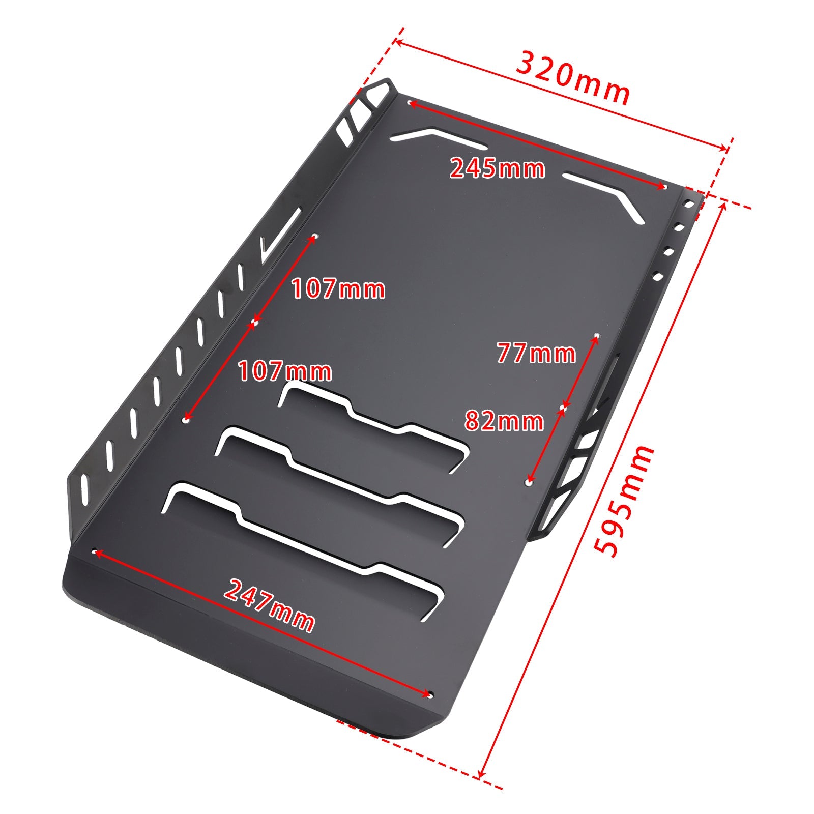 Aluminijasta zaščitna plošča za cestno držo Ultra CVO/FLTRUS 2015-2016