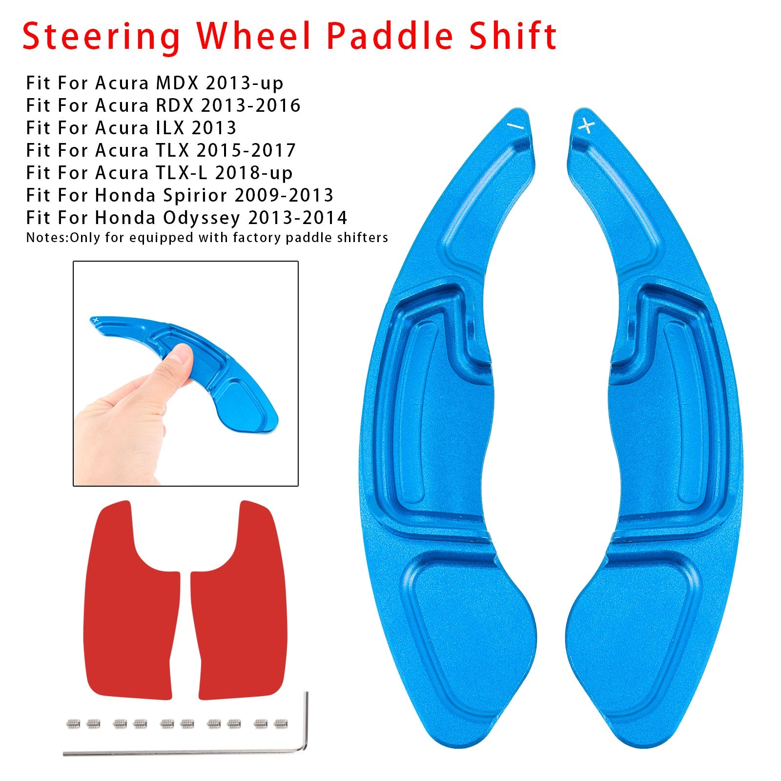 EXTENSIÓN DEL CAMBIO DE VELOCIDAD PALETS VOLING VOLING PARA ACURA MDX RDX TLX en aluminio