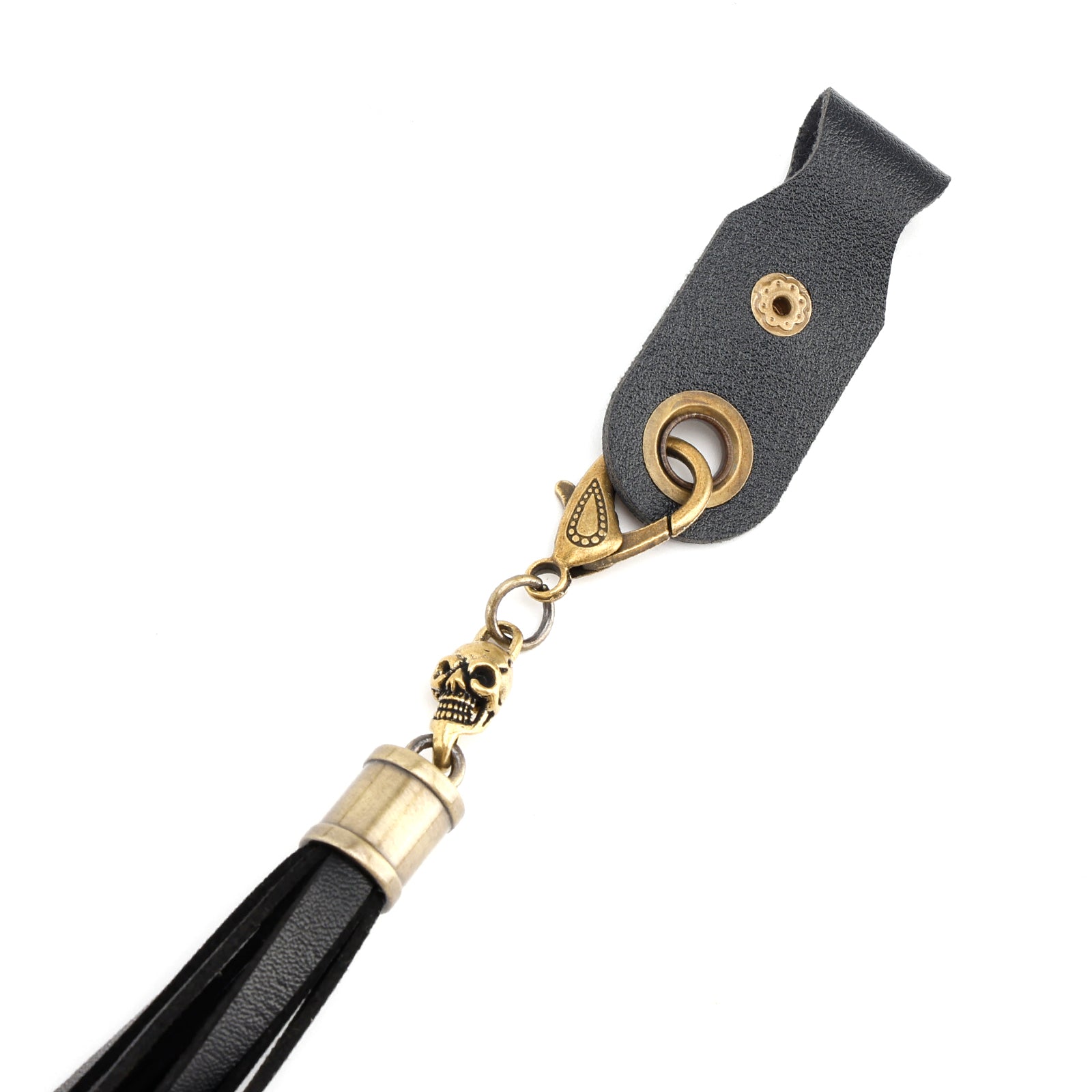 Décoration de poignée de frein à pompon noir pour guidon Dyna Road Glide Road King