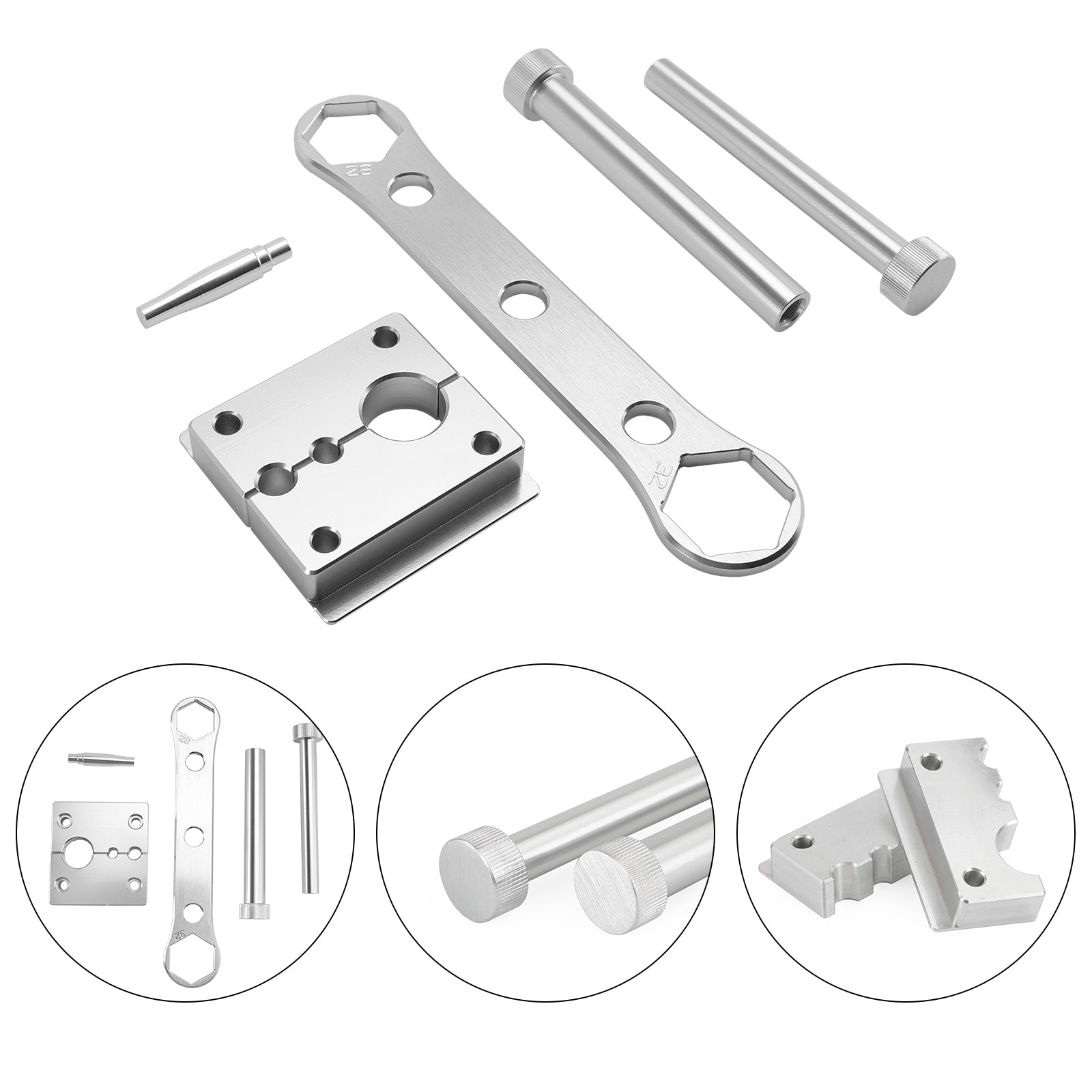 & 40 - Pour la reconstruction/l'étanchéité GRIP2 38 Kit d'outils d'entretien pour fourche FOX GRIP - compatible avec 36