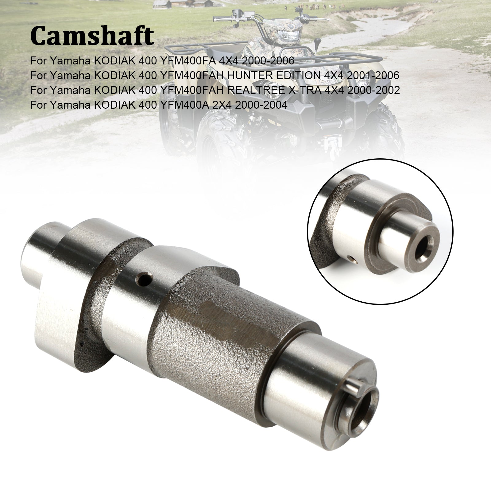 Nokka-akseli 5GH-12171-00-00 Yamaha KODIAK 400 YFM400FAH HUNTER EDITION 4X4 2001-2006