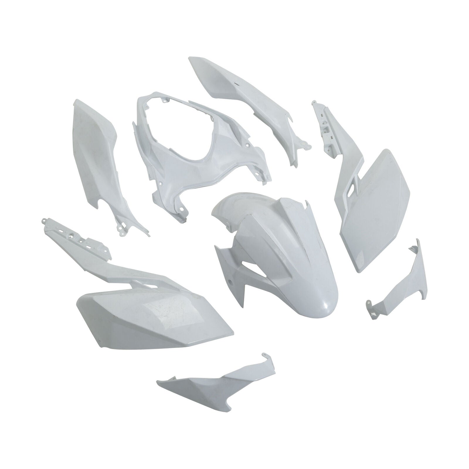 2018-2020 Kawasaki Z400 Ongelakte carrosseriekuip spuitgieten