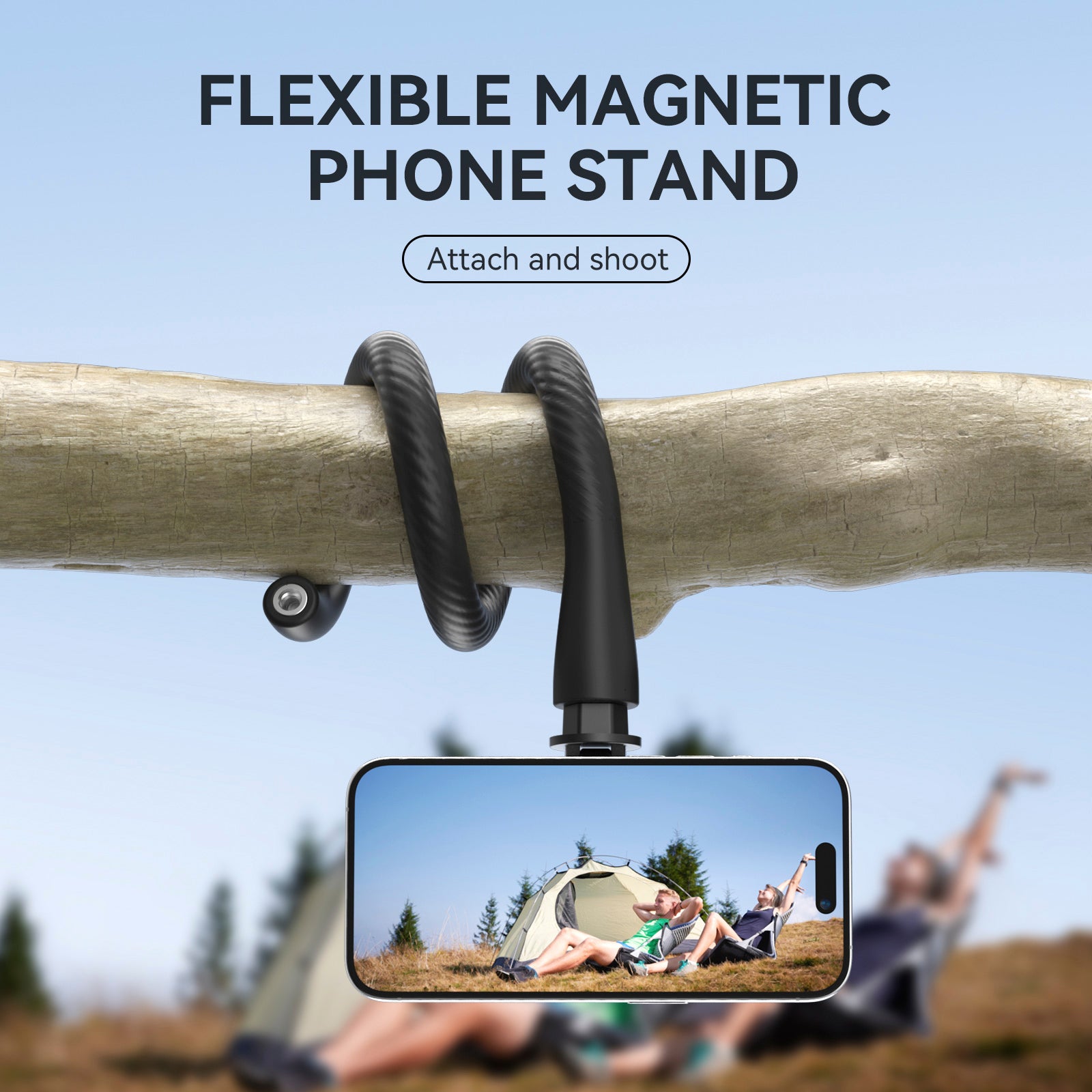 Supporto magnetico flessibile per fotocamera a sgancio rapido