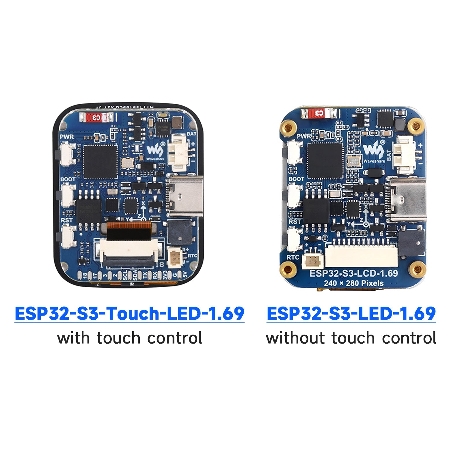 ESP32-S3 ontwikkelingskaart met 1,69 inch 240 MHz wifi Bluetooth 240 inch processor