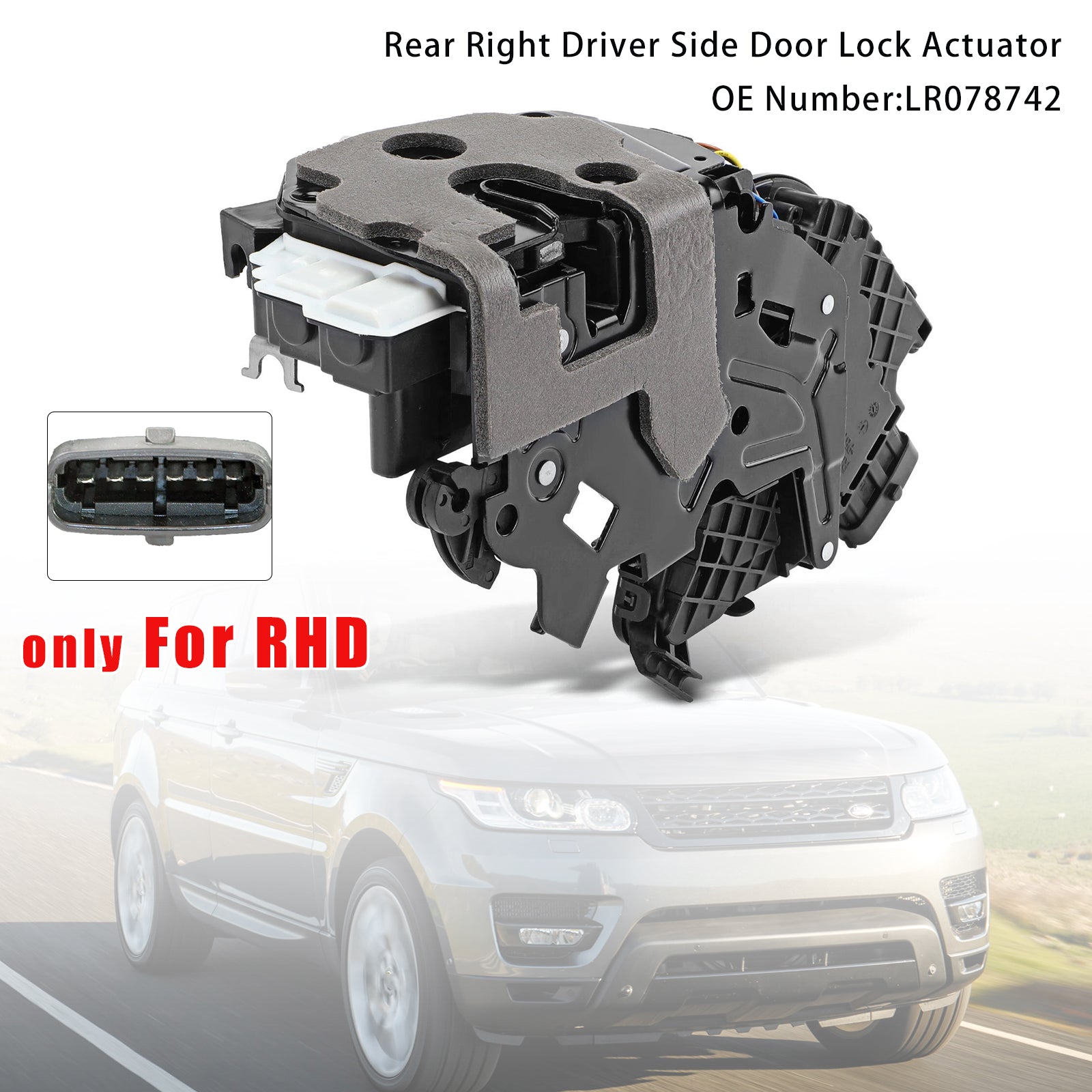 Attuatore serratura portiera posteriore destra per Land Rover Range Rover Sport (2014-2022) LR078742