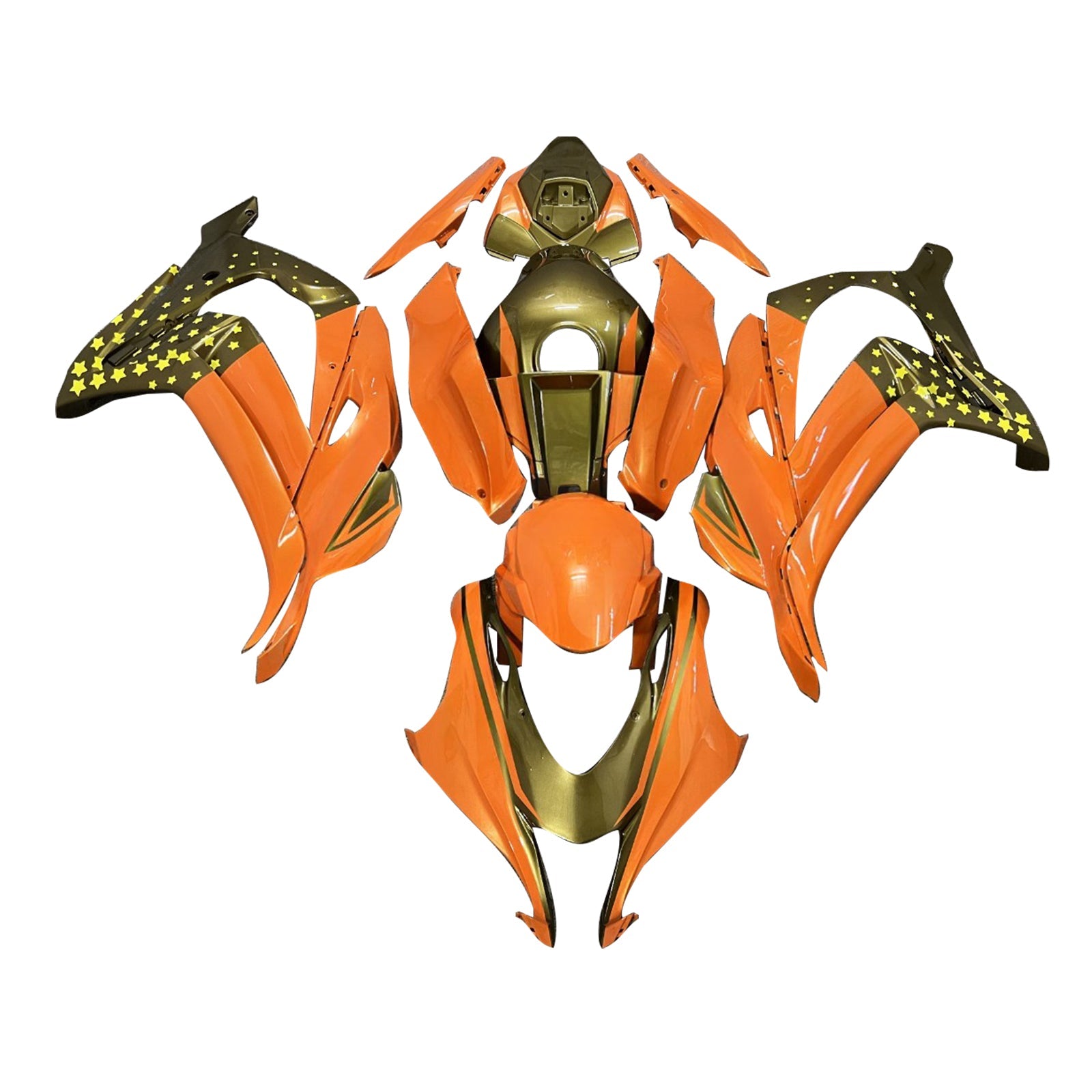 Kit de carénage injecté en plastique ABS pour Kawasaki ZX10R 2016-2020