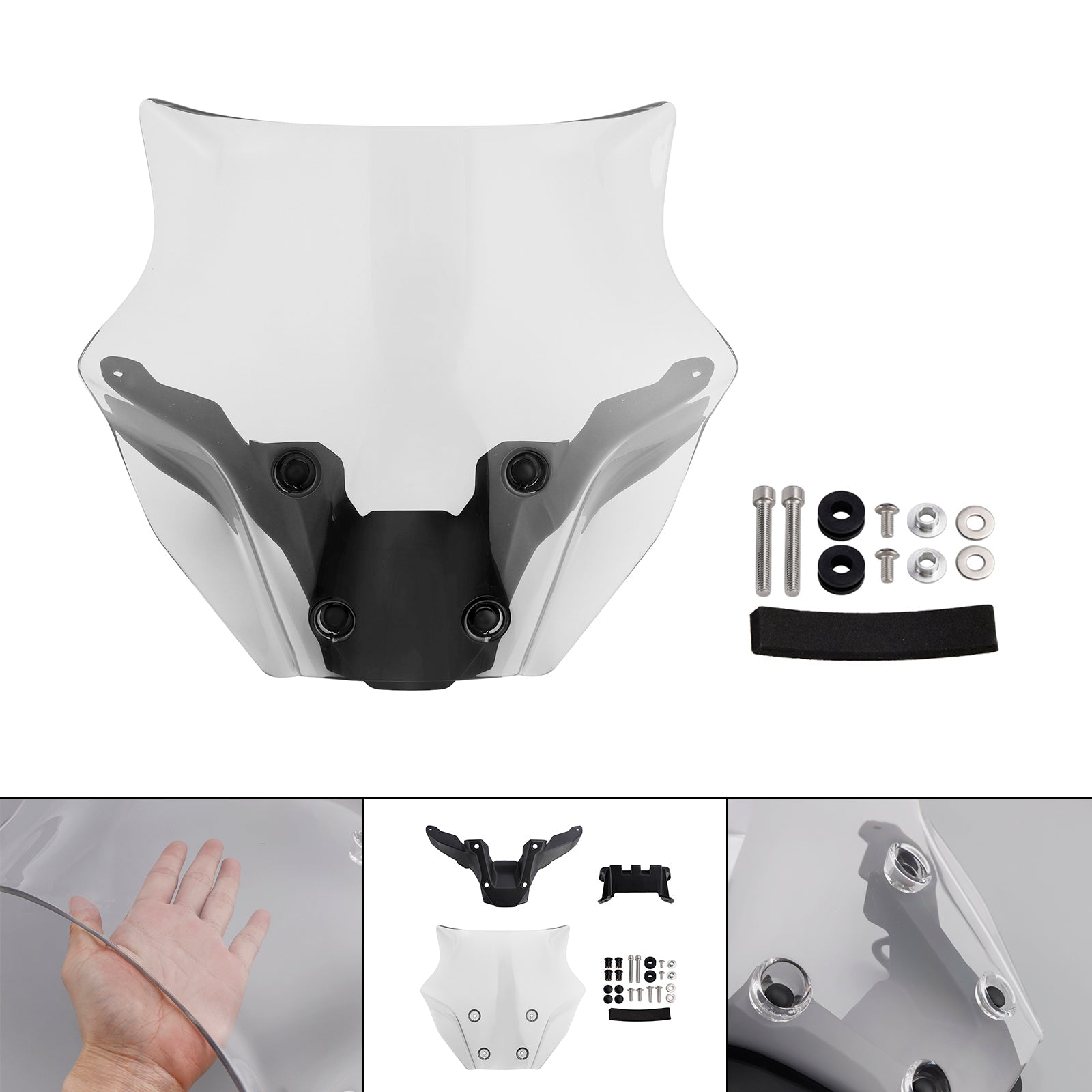 Parabrezza + supporto per Yamaha MT-09/SP 2024-2025