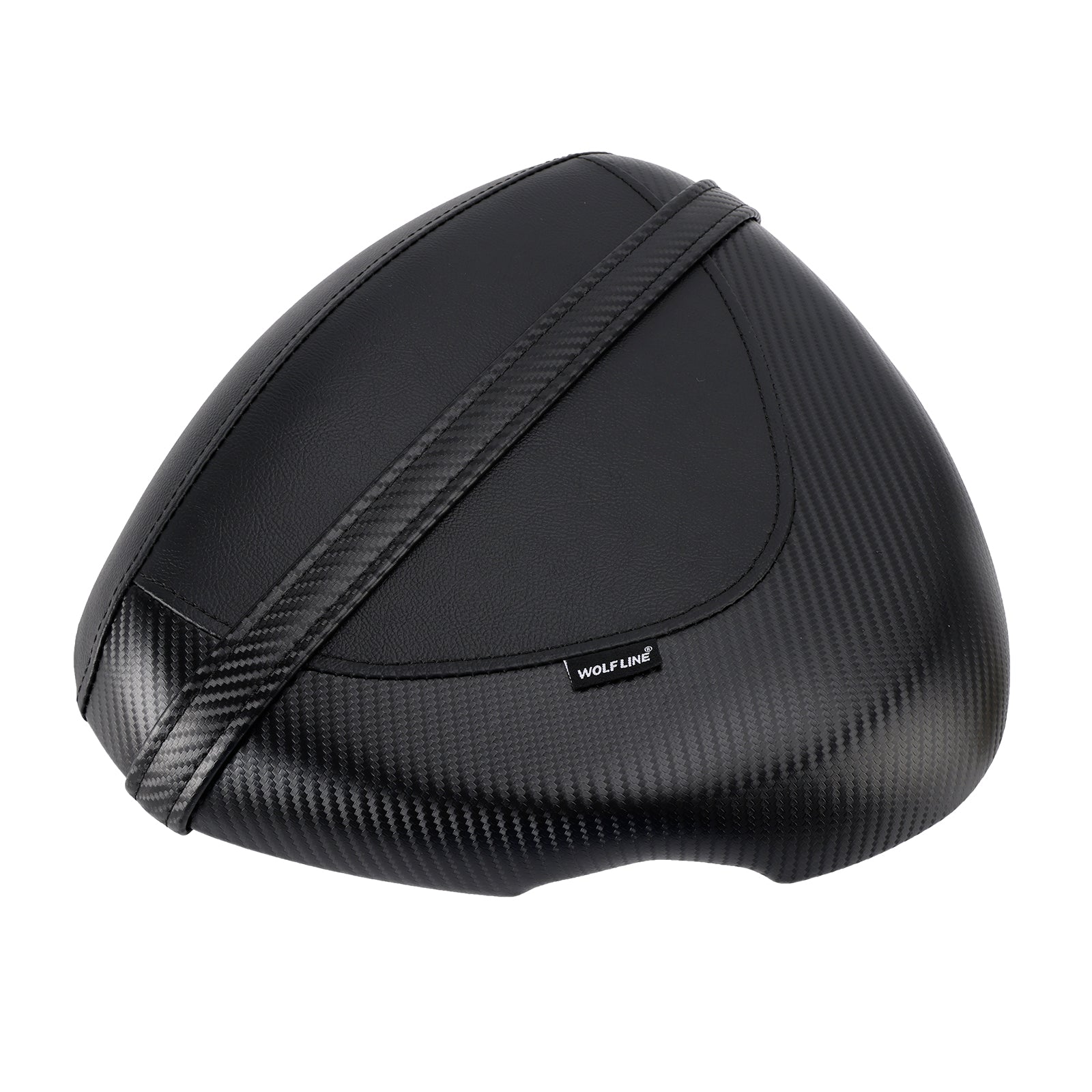 Cojín de asiento trasero plano de poliuretano blanco para pasajero Suzuki Hayabusa GSX1300R (2022-2024).