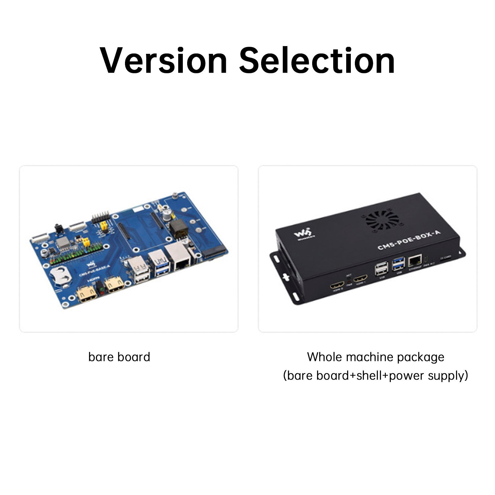 Módulo de extensión Poe Raspberry Pi CM5, M.2 Tarjeta básica compatible con NVME