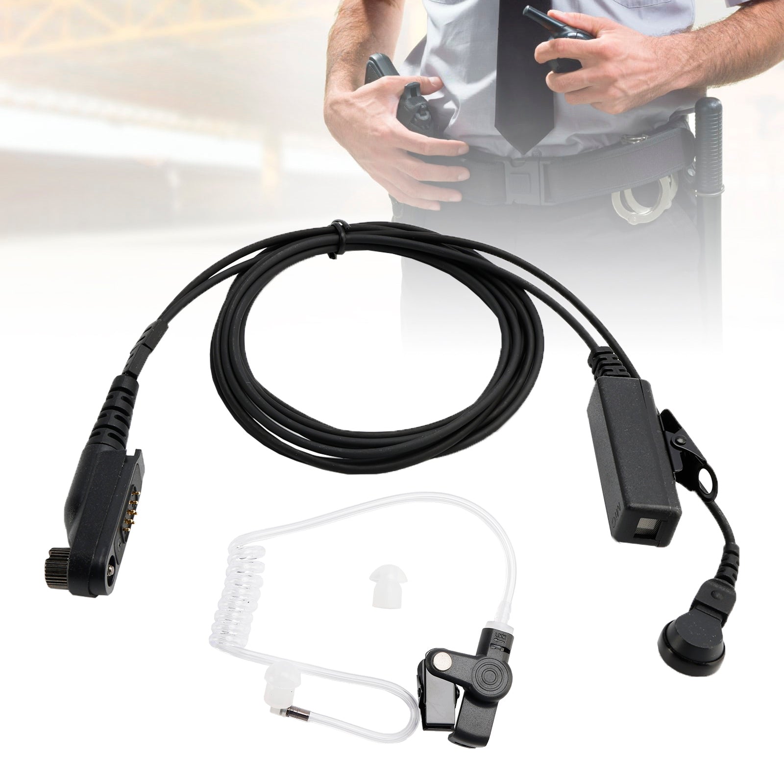 Akustyczna rurka powietrza słuchowa słuchowa T9100-013A3 PTT dla Tait TP9100 TP9400 TP9500 TP9600