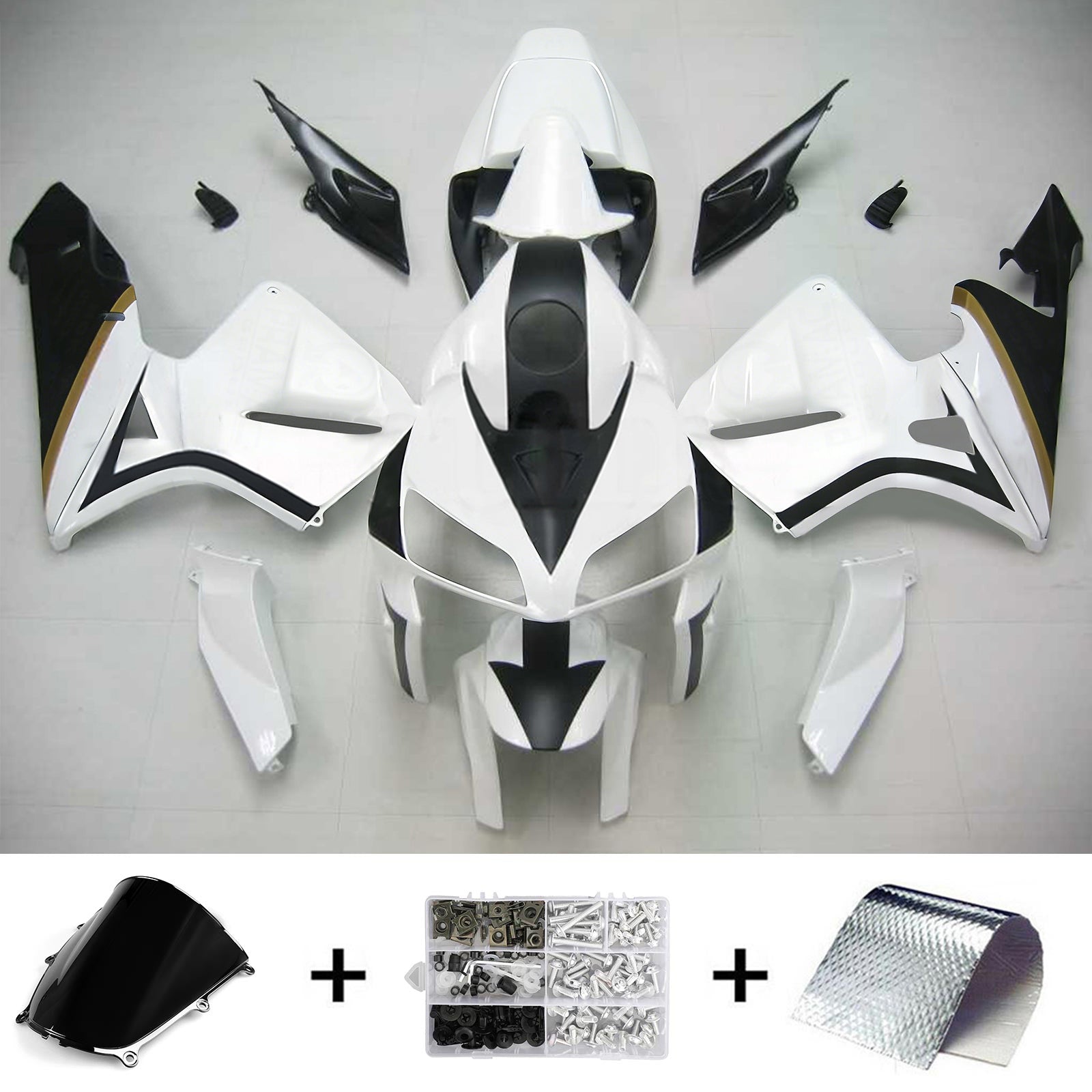 Kit de carénage par injection, carrosserie en plastique ABS pour Honda CBR600RR 2005-2006 F5
