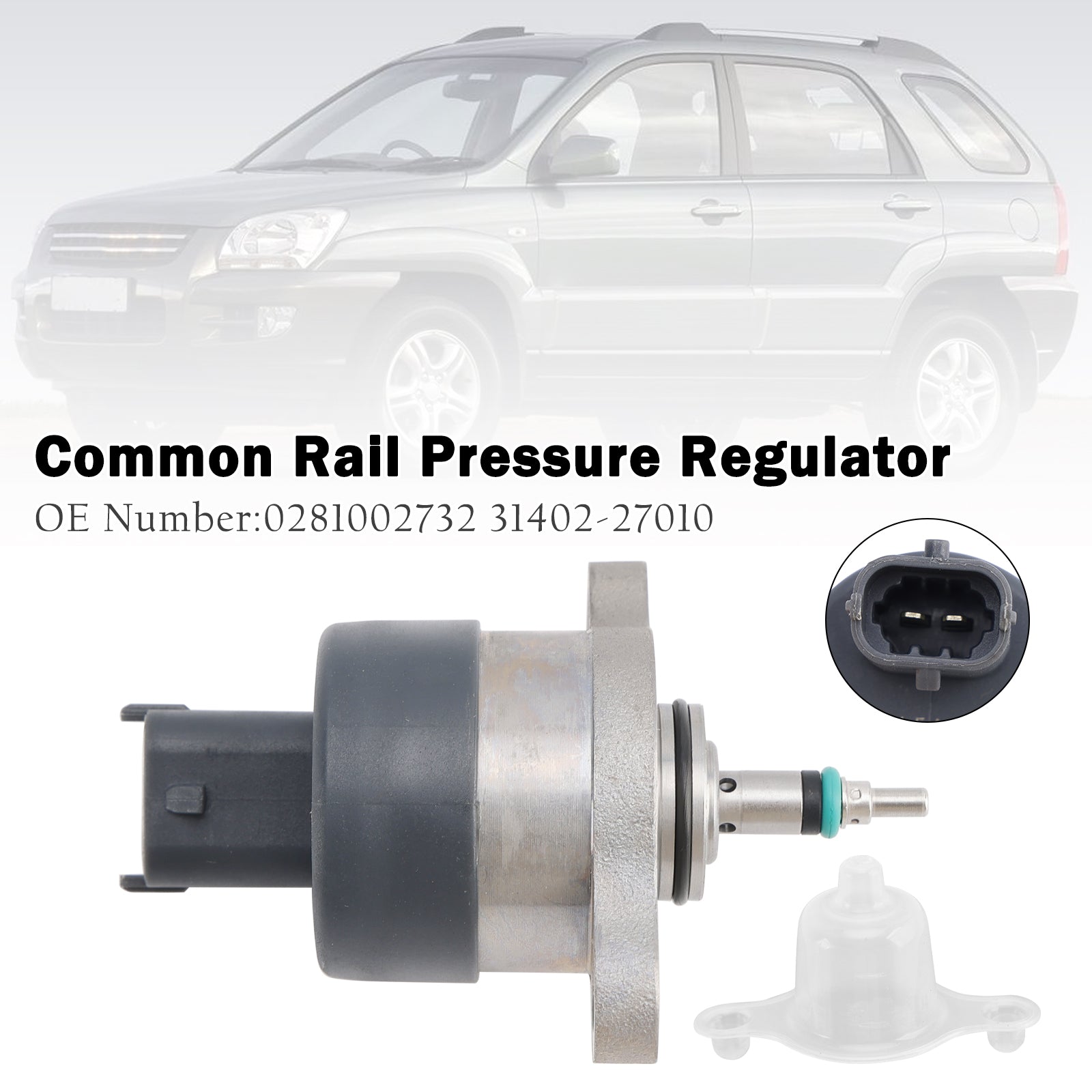 Common Rail -paineensäädin 0281002732 Hyundai Santa Felle ja Kia Sportage 2.0:lle