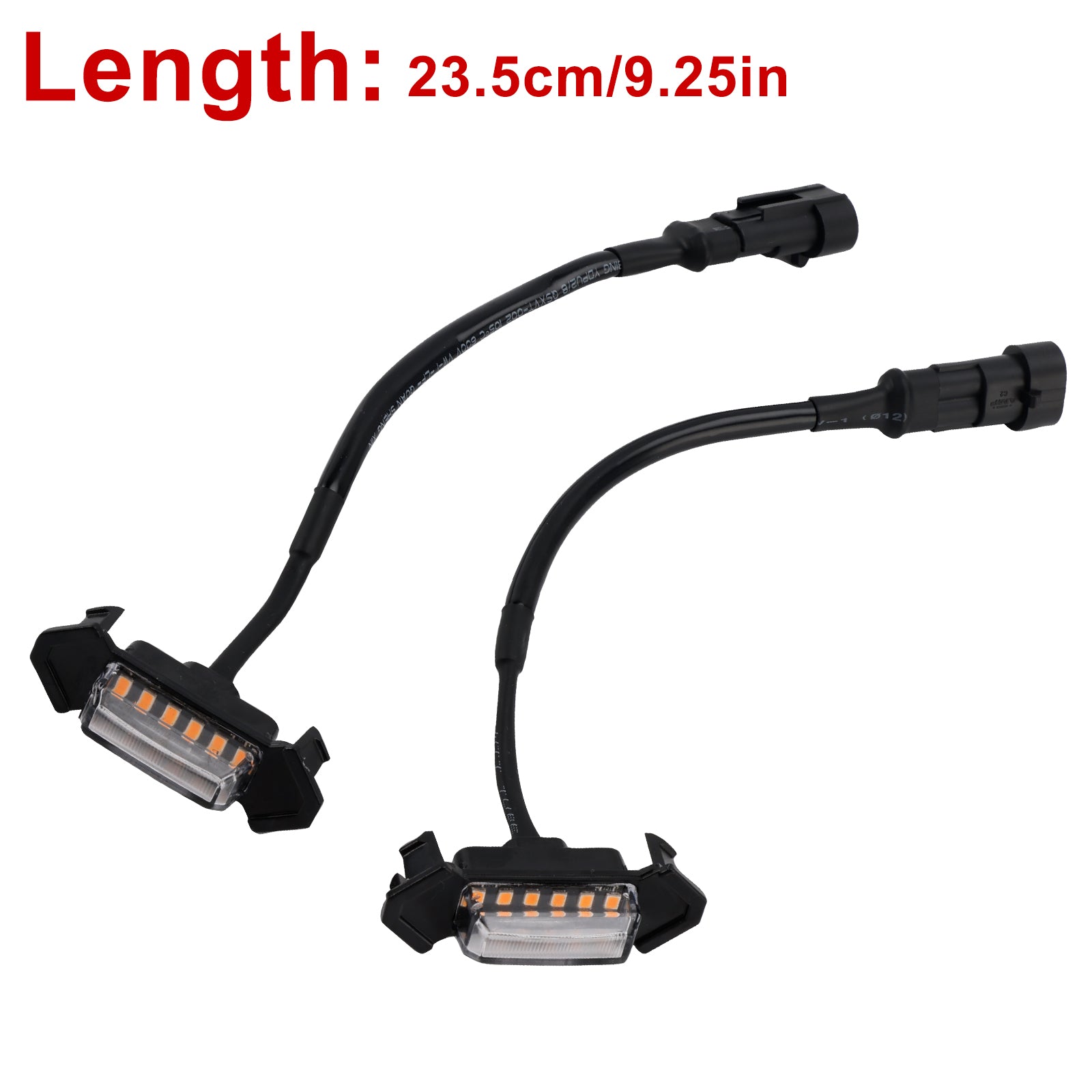 Kit d' LED-voorgrilleverlichting voor Toyota Tacoma 2016-2023, heldere lens, amberkleurig licht