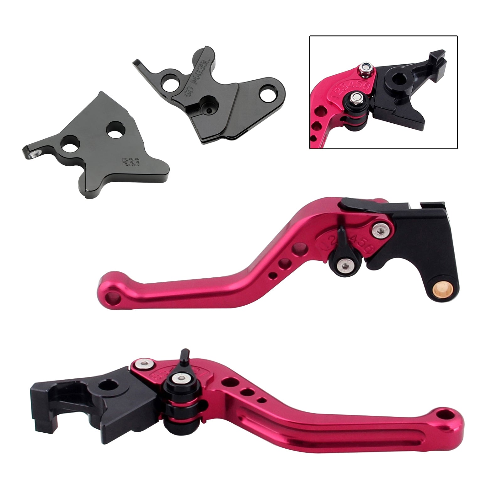 Ročica kratke zavore in sklopke za Yamaha YBR125 2005–2014