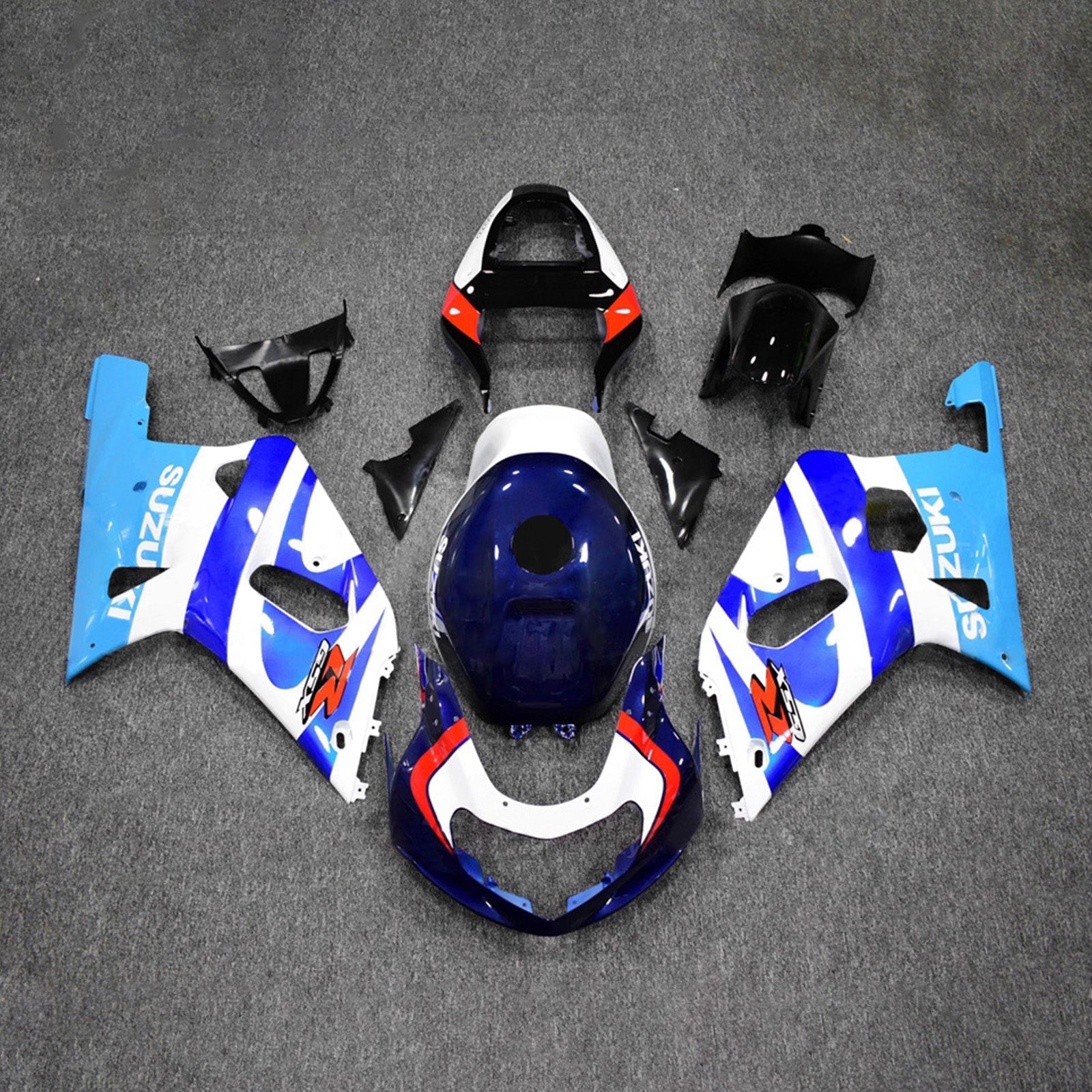 Kit de carénage par injection pour Suzuki GSXR600 2001-2003 GSXR750 2000-2003 K1