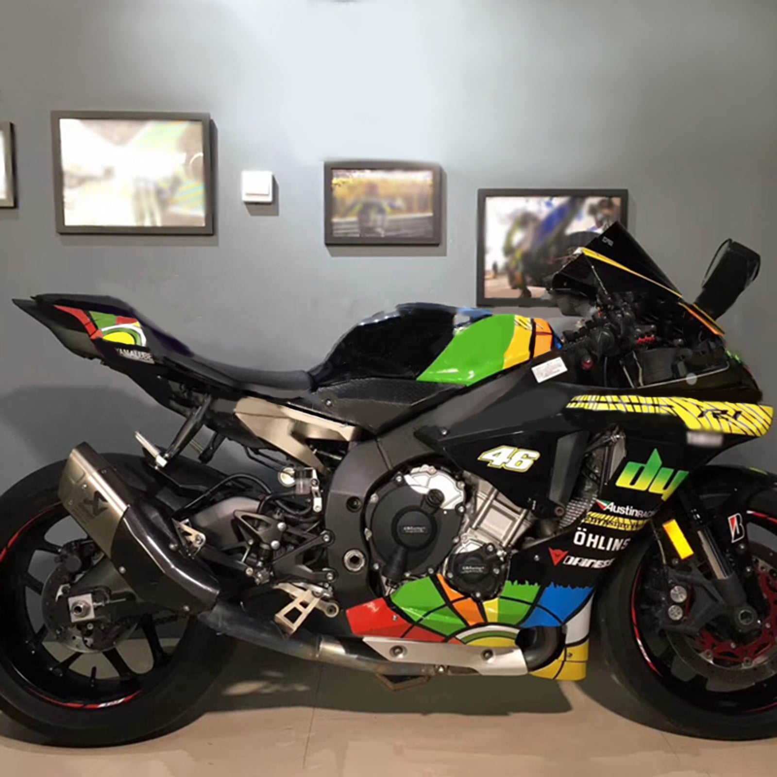 Injection Fairing Kit Bodywork Plastic ABS fit For Yamaha YZF 1000 R1 2015-2019