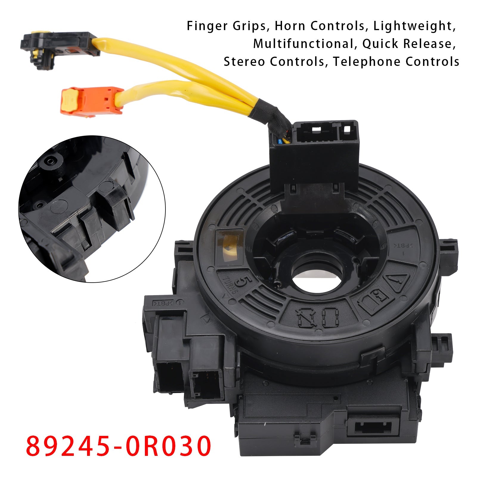 Resorte de retorno con sensor de ángulo para Toyota Tacoma 2015-2020, número de pieza 89245-0R030