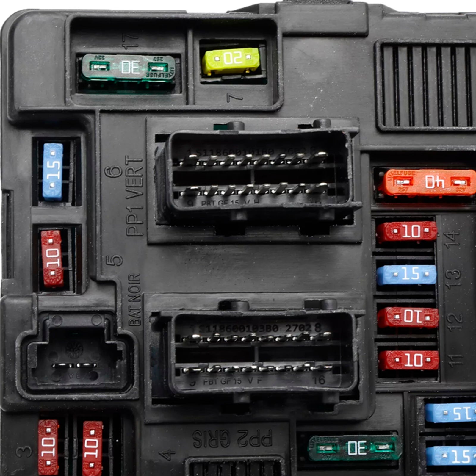 2002-2010 Citroen C3 1,1 8 V 1,4 16 V 1,4 8 V 1,4 HDI 1,6 16 V 1,6 HDI BSM -sulake-moduuli 9650618280