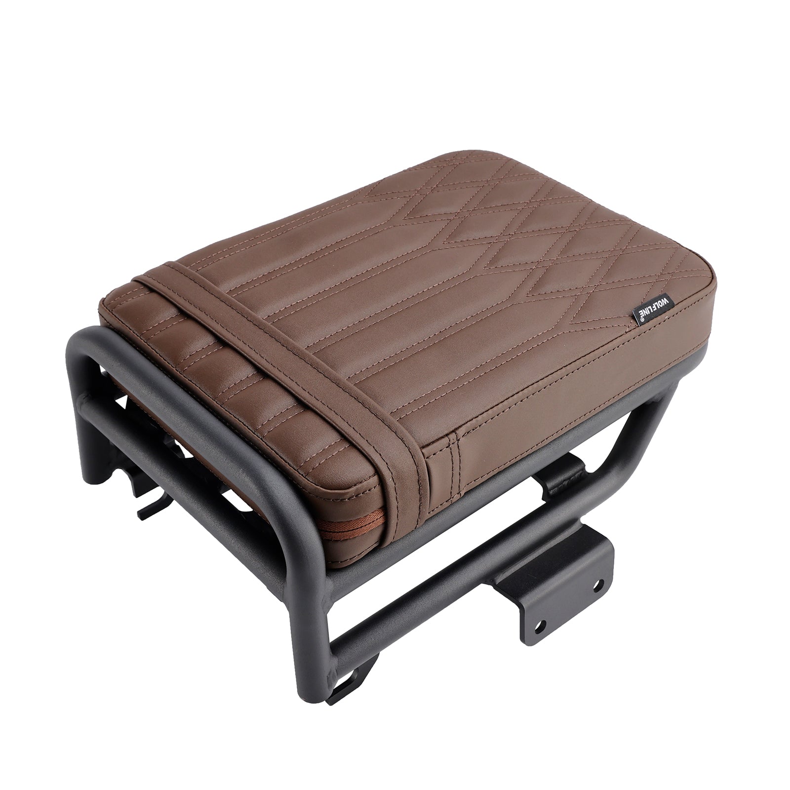 Cojín de asiento de pasajero plano marrón trasero para Honda CT125 Huntercub 125 2020-2023