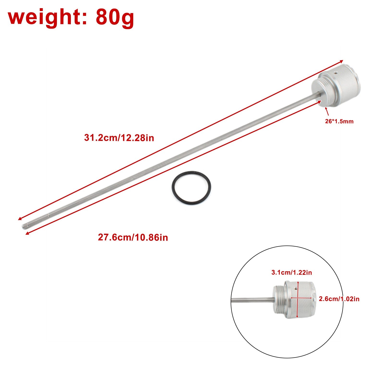 Oliepeilstokdop voor BMW R 45 65 80 100 R45 R65 R80 R100