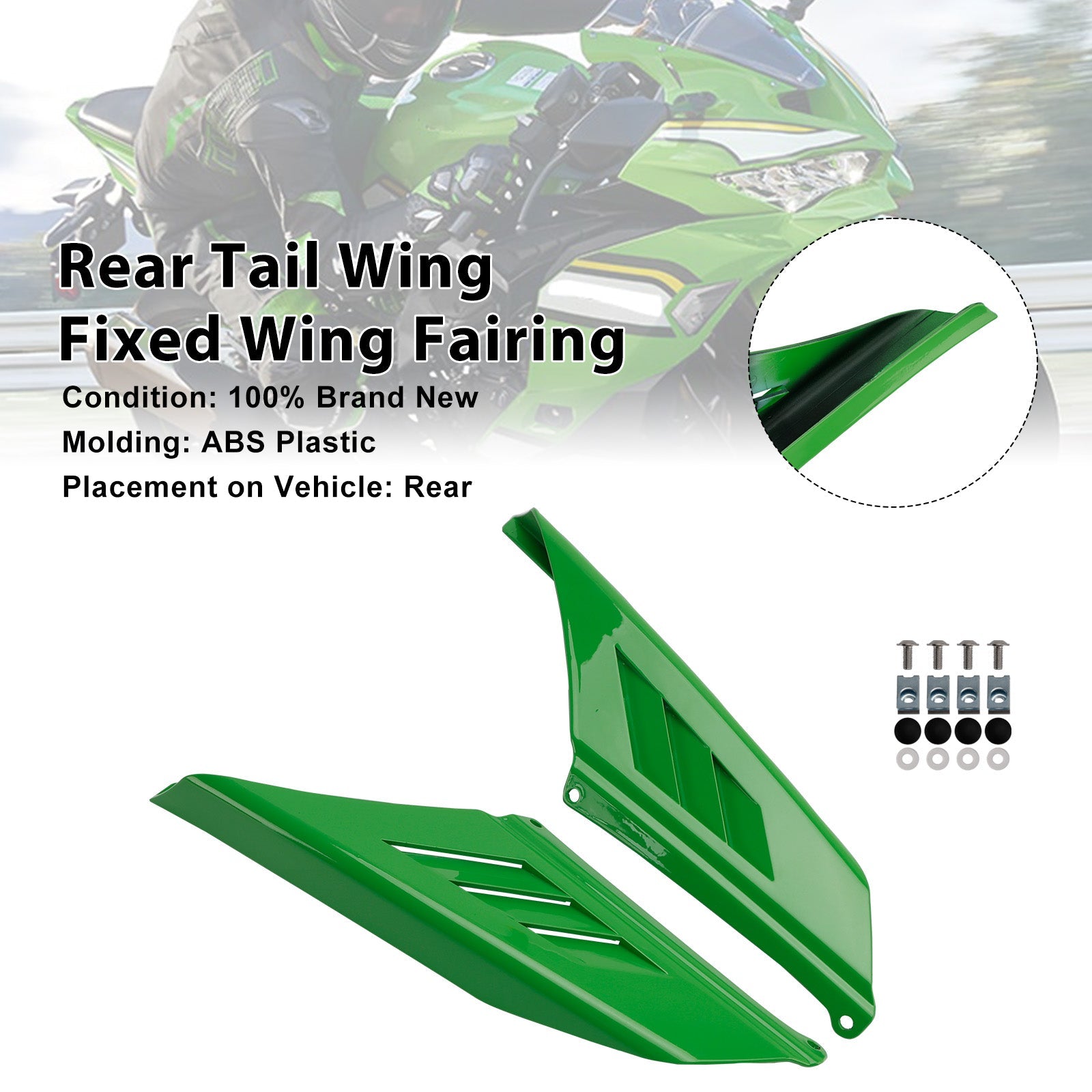 Carénage arrière fixe pour Kawasaki NINJA ZX-4R ZX-4RR 2023-2025