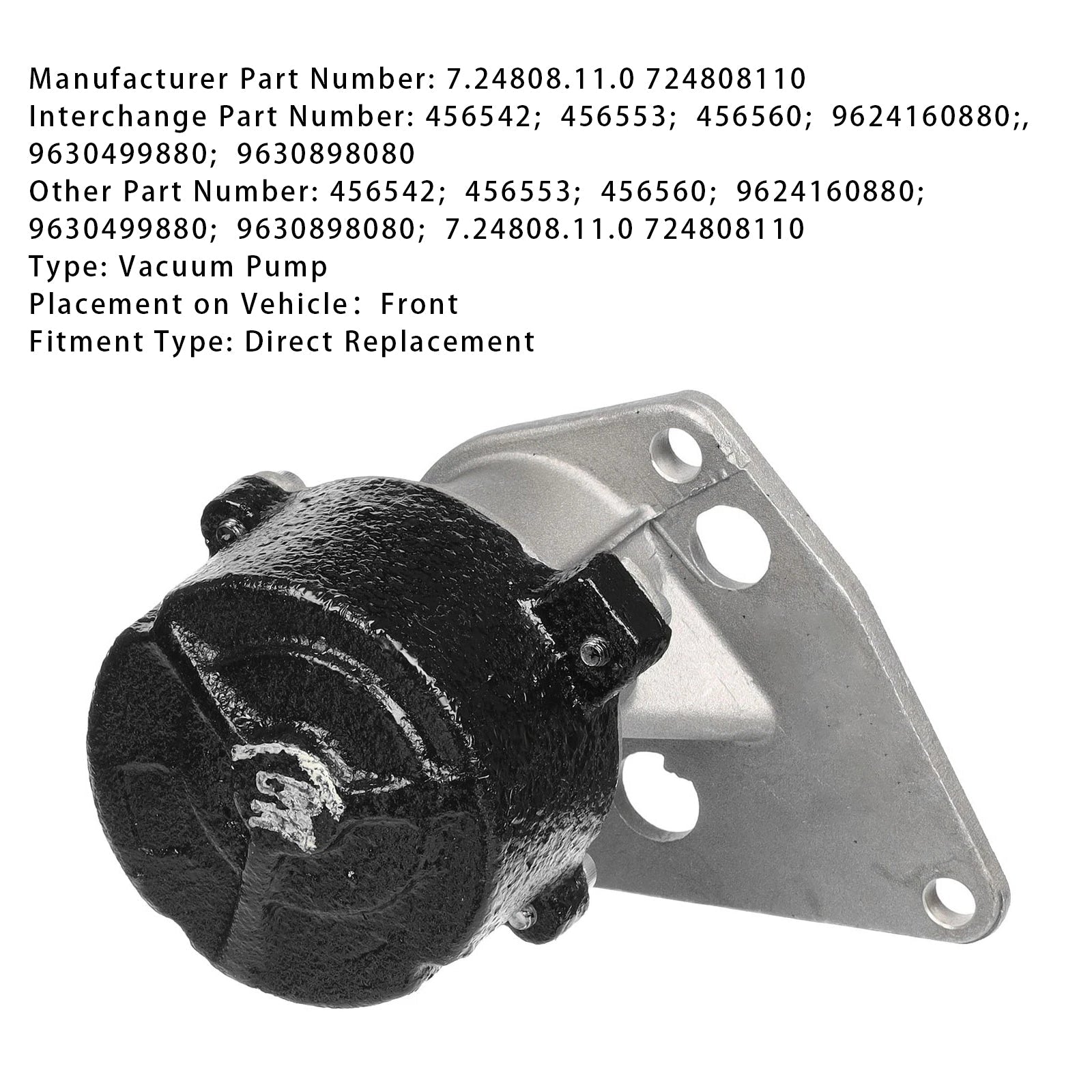 Pompa a vuoto Peugeot 306 1.9d 1997-2002 456542 963049980