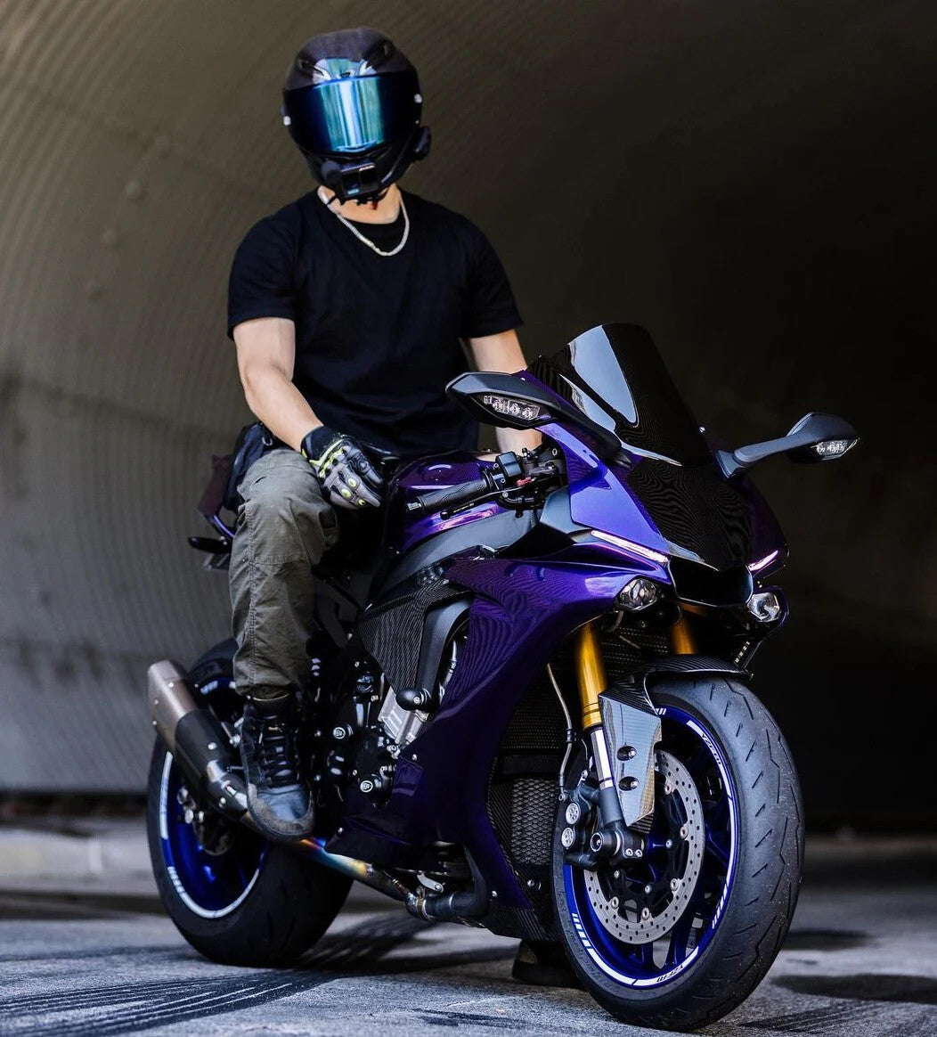 Kit de carénage injecté en plastique ABS compatible avec Yamaha YZF 1000 R1 2015-2019
