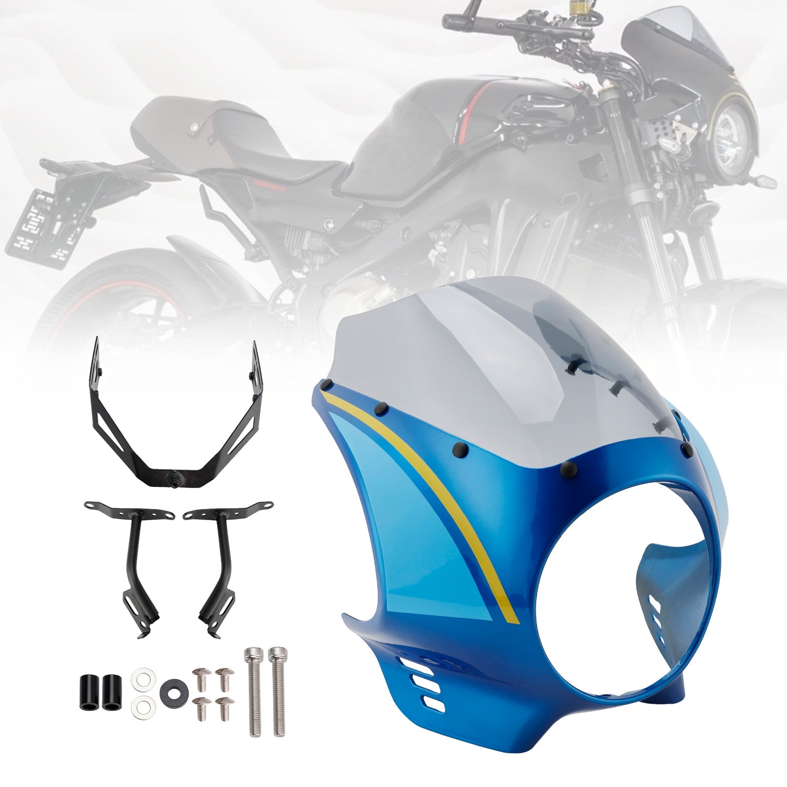 Parabrisas y carenado de faro para Yamaha XSR900 (2022-2025)