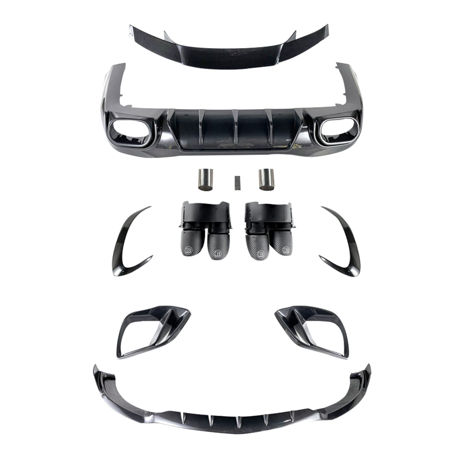 Kit carrosserie pare-chocs en fibre de carbone pour Mercedes-Benz AMG GT63 X290 4 portes (2021-2026)