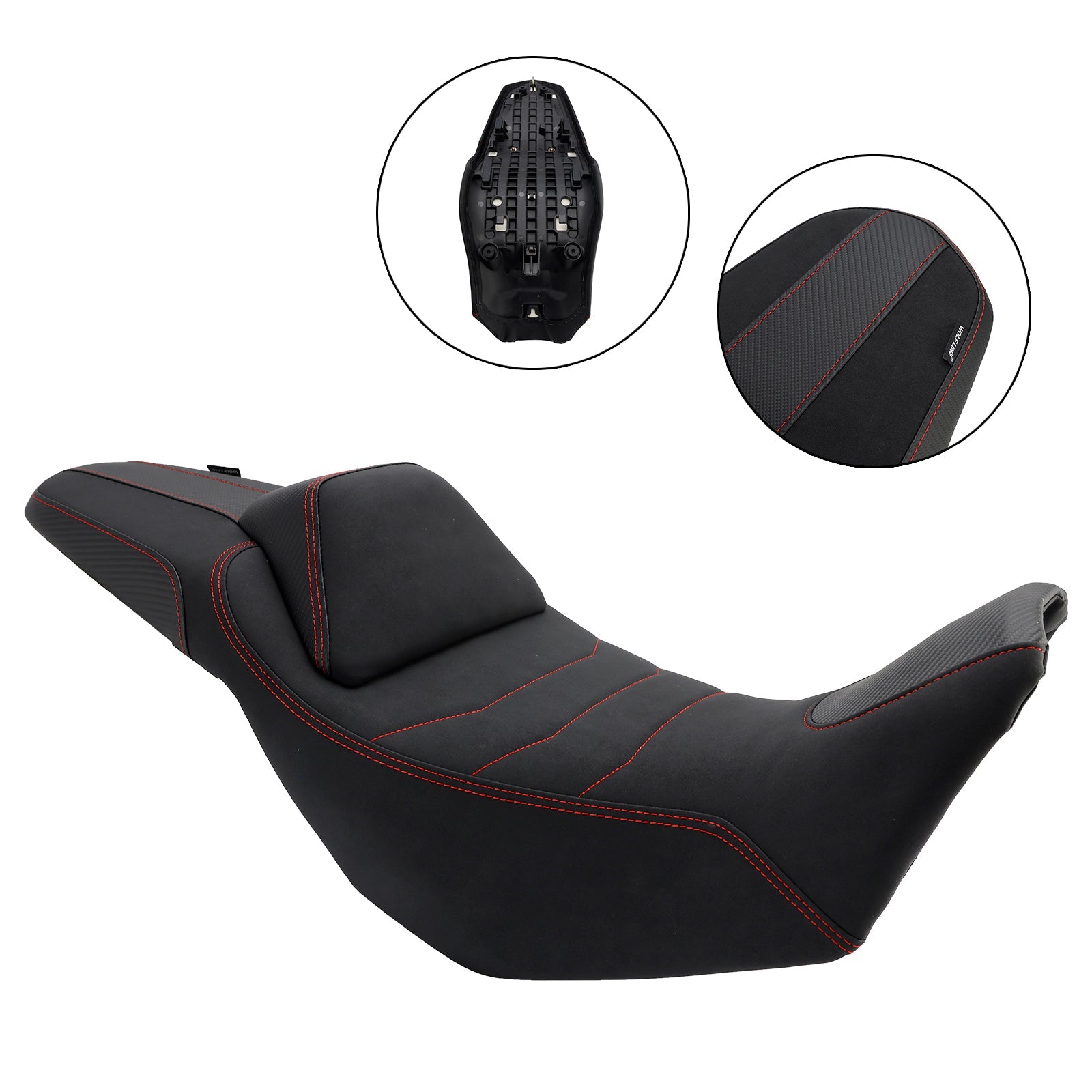 Sedile conducente e passeggero anteriore e posteriore per Honda NX400 e NX500 (2024-2025) - Protezione serbatoio