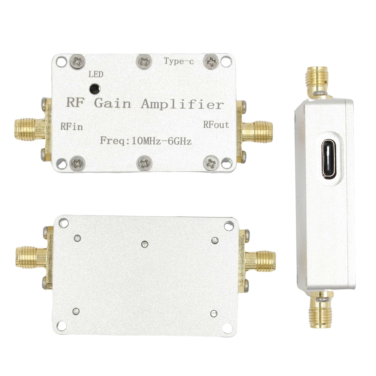 Amplificador RF 10M-6GHz 10dB 20dB 30dB 40dB 40dB Recepción Amplificador a alta ganancia