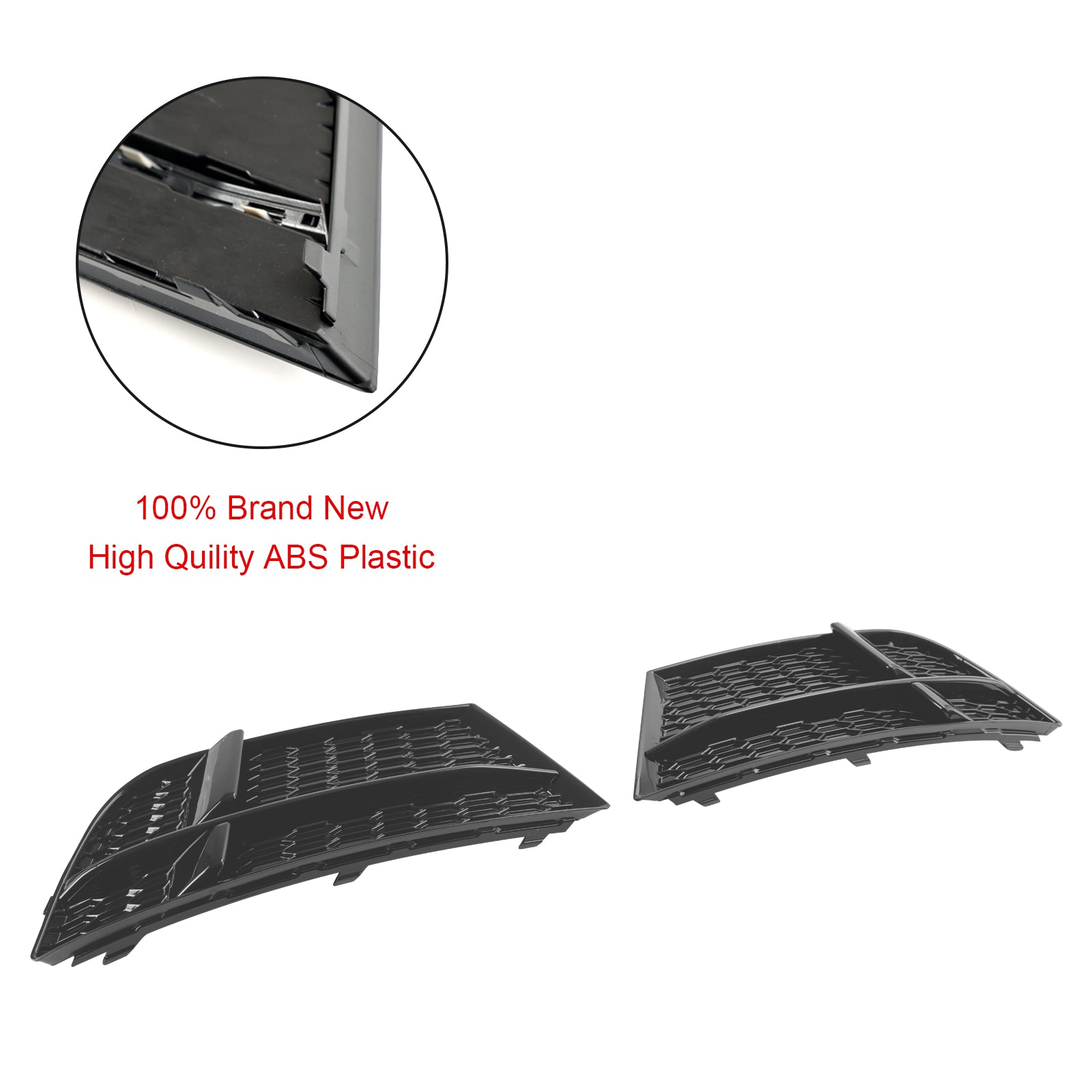 Osłona przedniego światła przeciwmgielnego Rama grilla Pasuje do AUDI A3 8V S-LINE 2017-2019