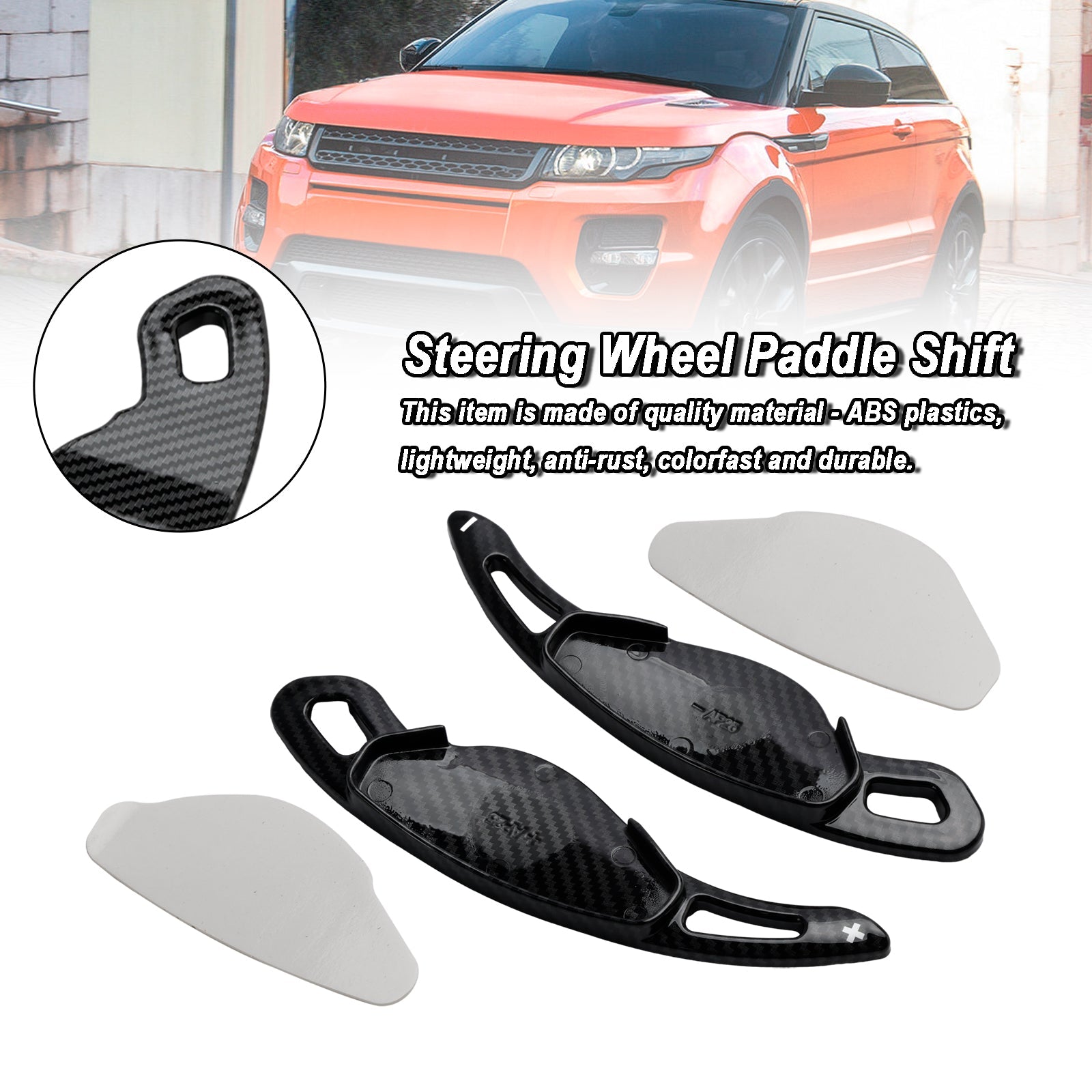 Palettes de changement de vitesse de volant en fibre de carbone pour Jaguar XF XEL F-Type