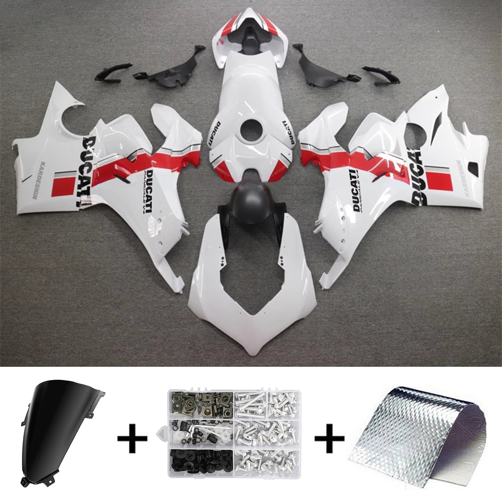 Kit de carénage d'injection Ducati Panigale V4/V4S 2020-2021 V4SP/V4R 2019-2022