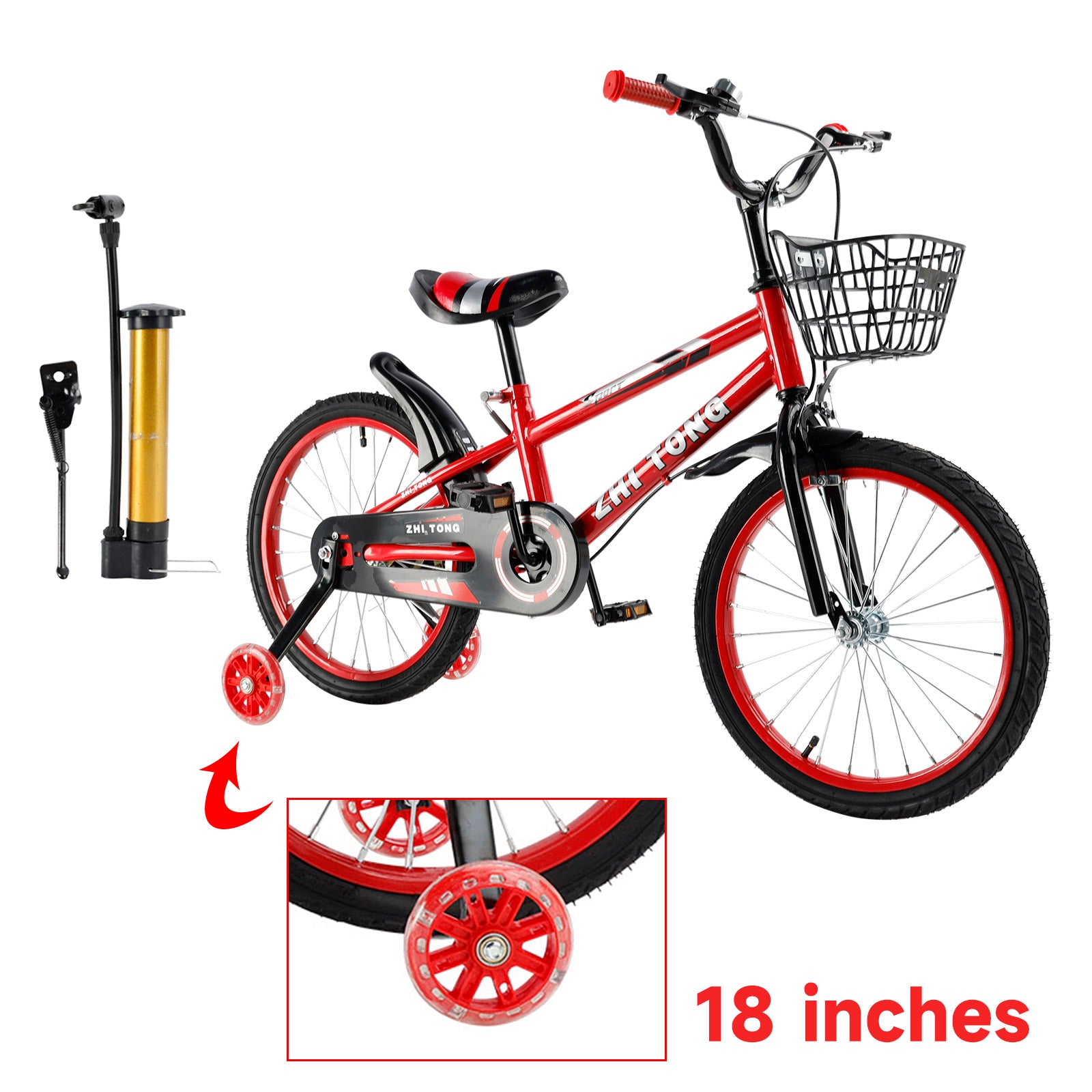 16/16/18 palcev Kid's Bike Child Bicycle Boys and Girls s pomožnim kolesom
