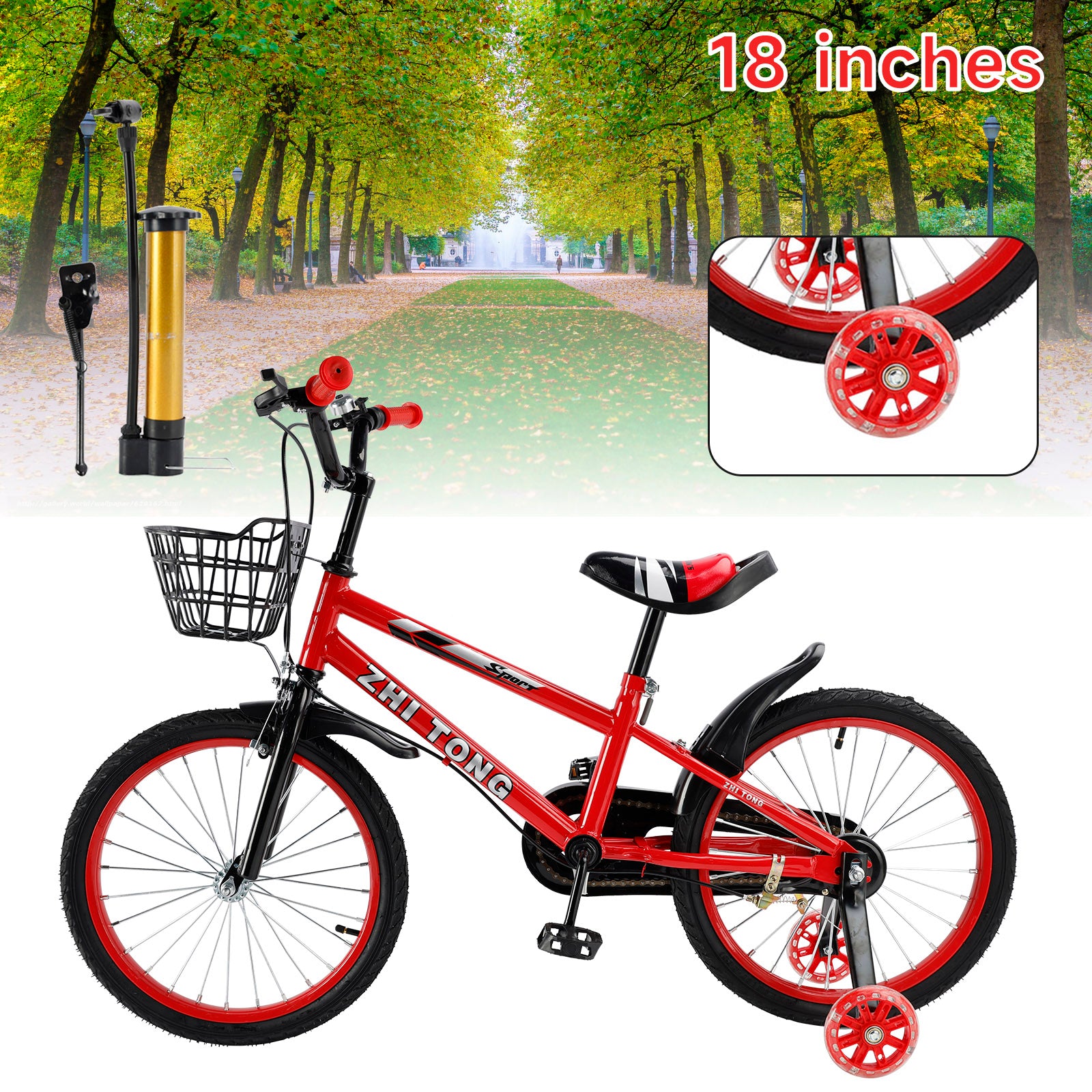 16/16/18 palcev Kid's Bike Child Bicycle Boys and Girls s pomožnim kolesom