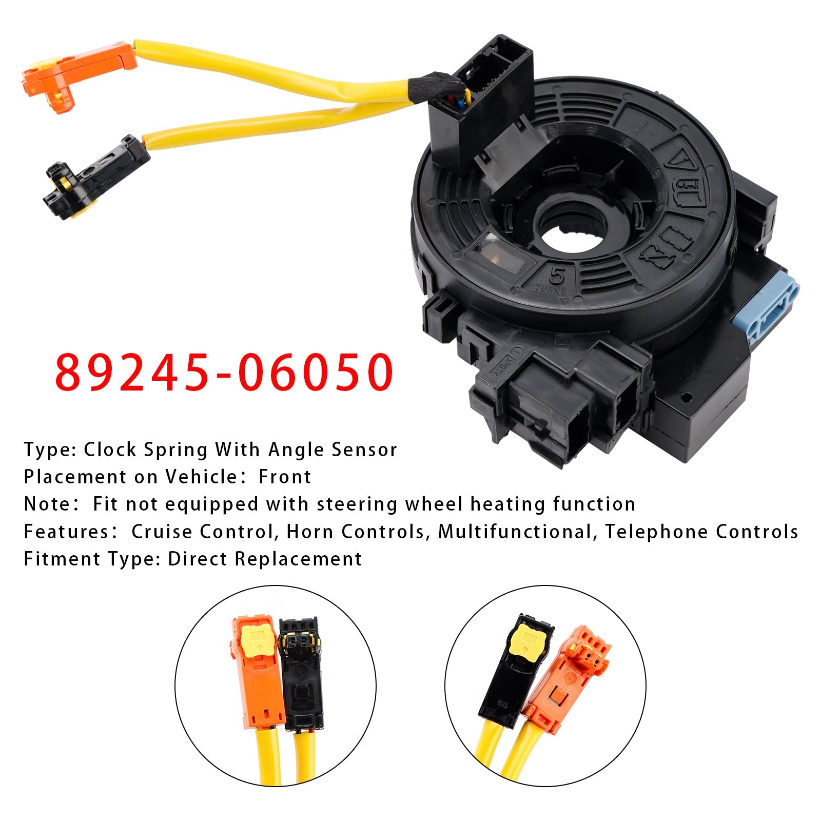 Paluujousi kulma-anturilla Toyota Camrylle 2012-2017 (p/n 89245-06050)